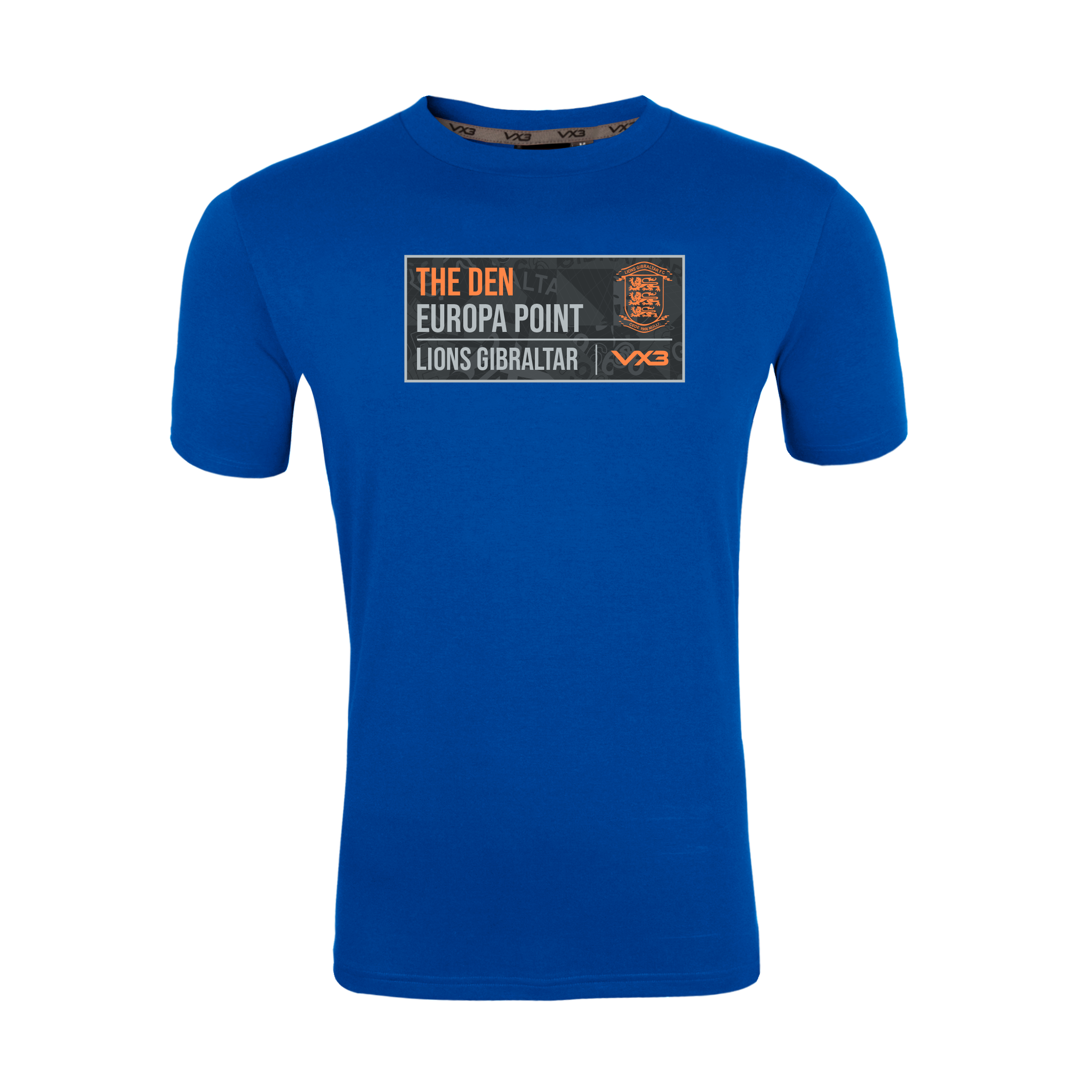 Lions Gibraltar FC Royal Invicta Club Tee 2