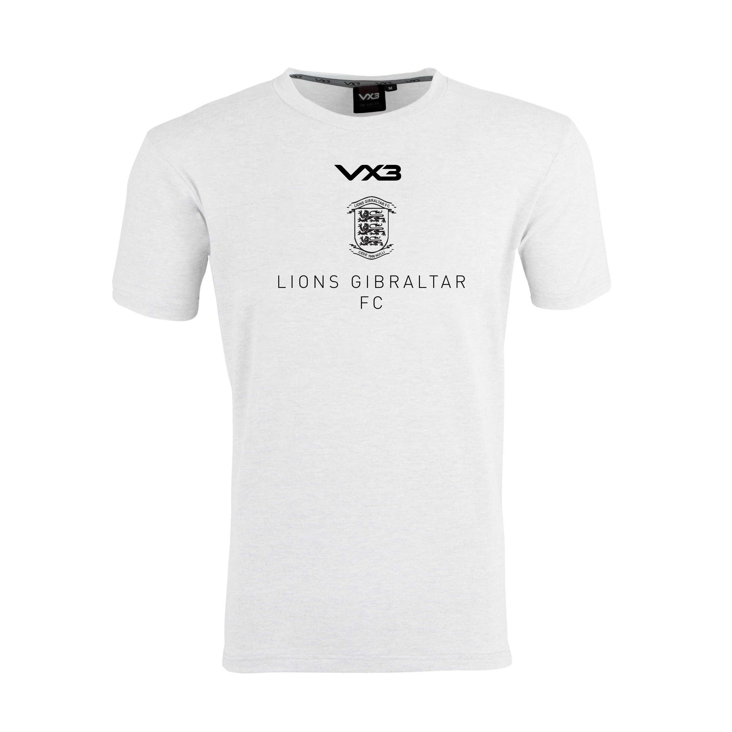 Lions Gibraltar FC White Youth Invicta Club Tee