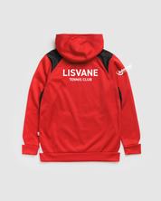 Lisvane Tennis Club Vertex Hoodie -Red/Black/White