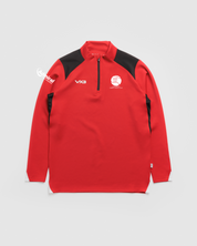 Lisvane Tennis Club Vertex Quarter Zip -Red/Black/White