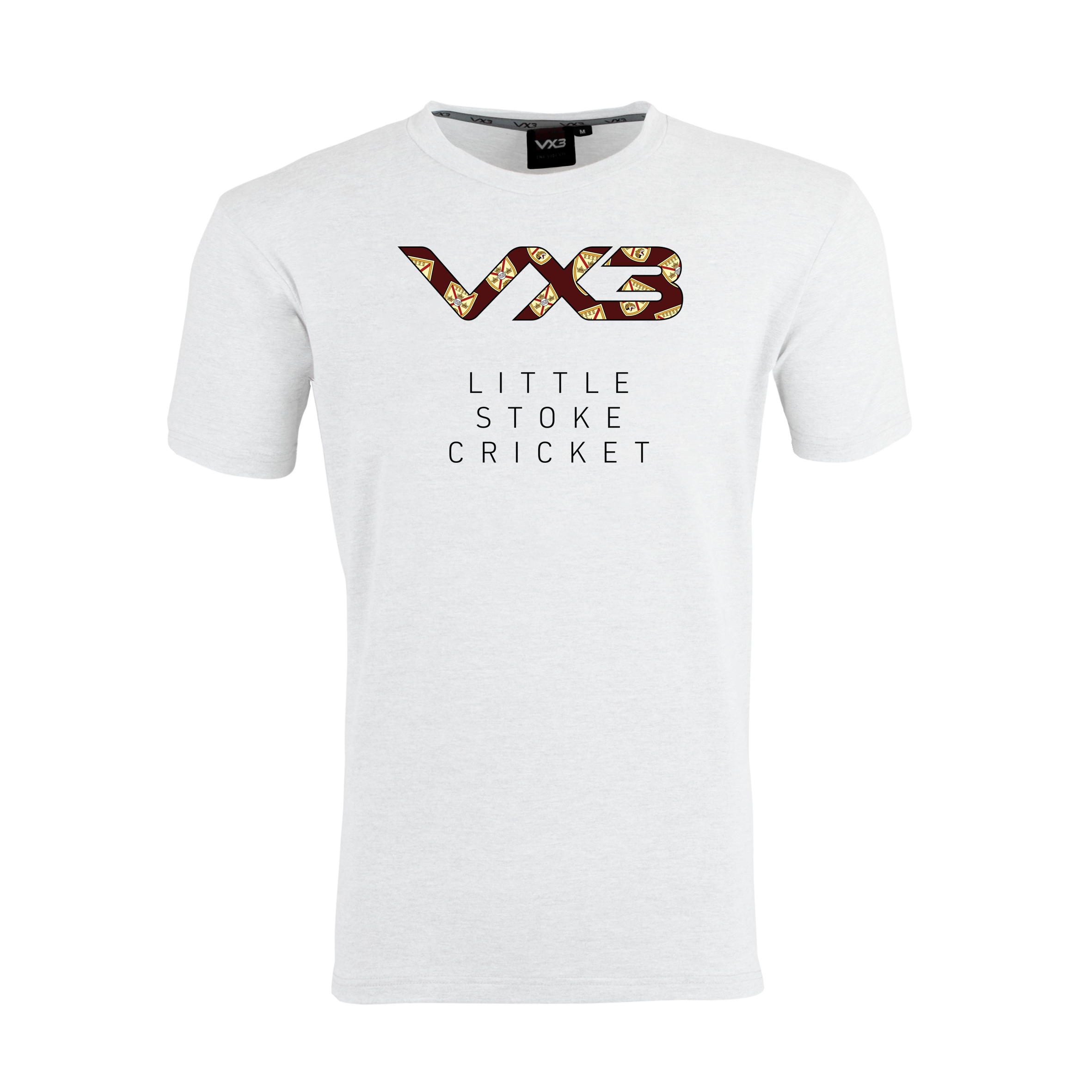 Little Stoke Cricket Club White Womens Invicta Tee