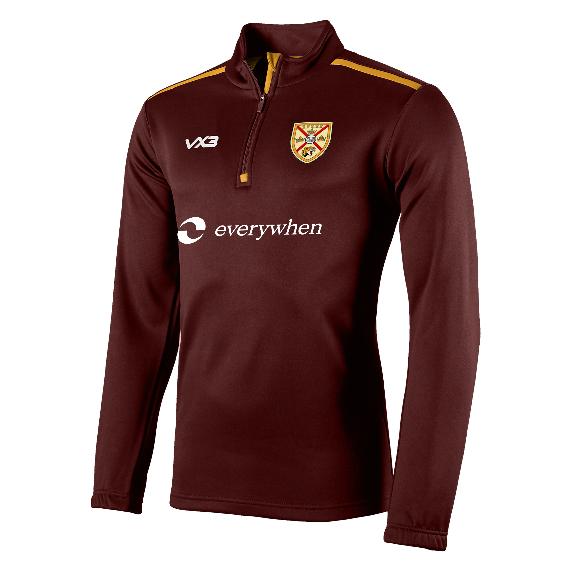 Little Stoke Cricket Club Fortis Quarter Zip Sweat - Junior Team