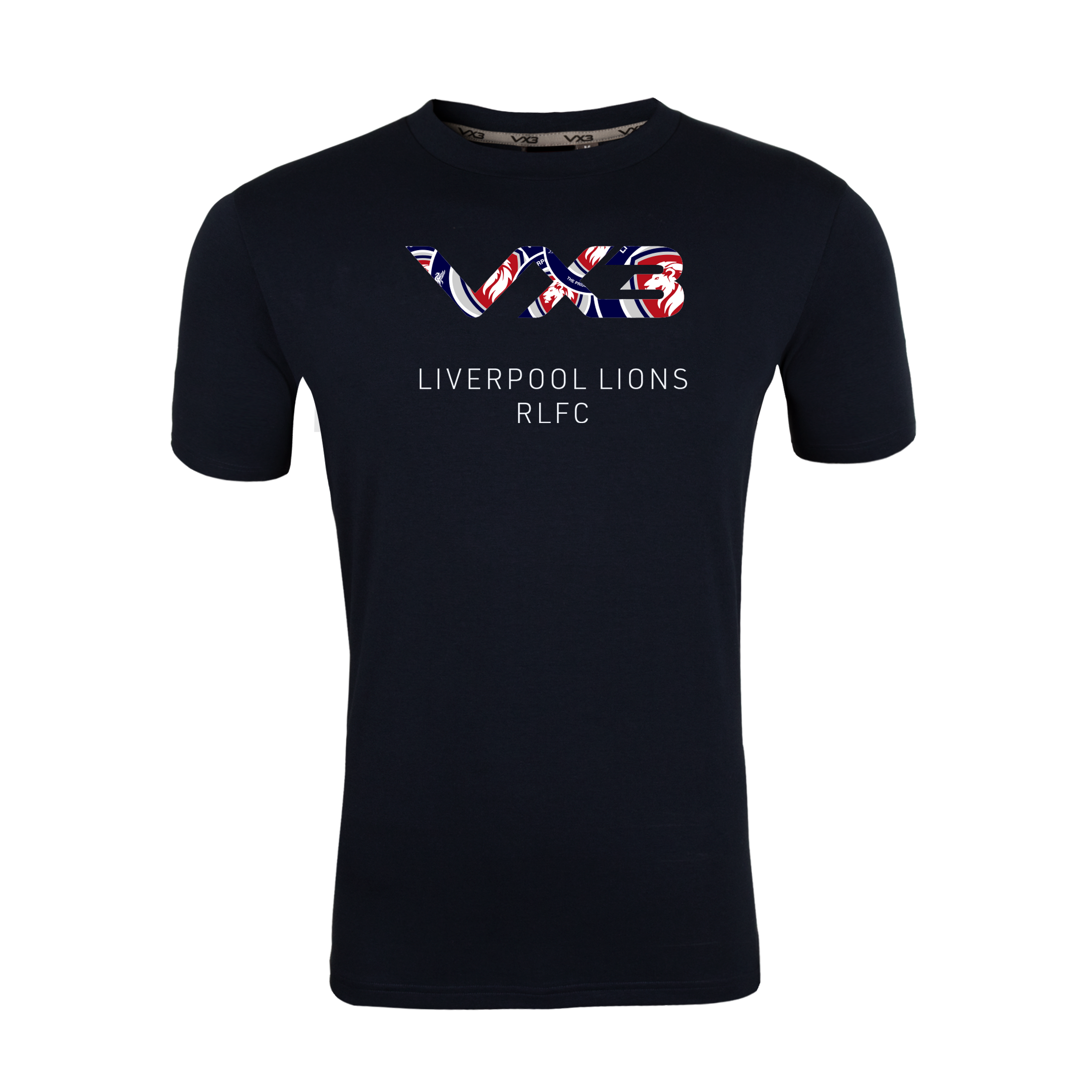 Liverpool Lions RLFC Navy Womens Invicta Club Tee