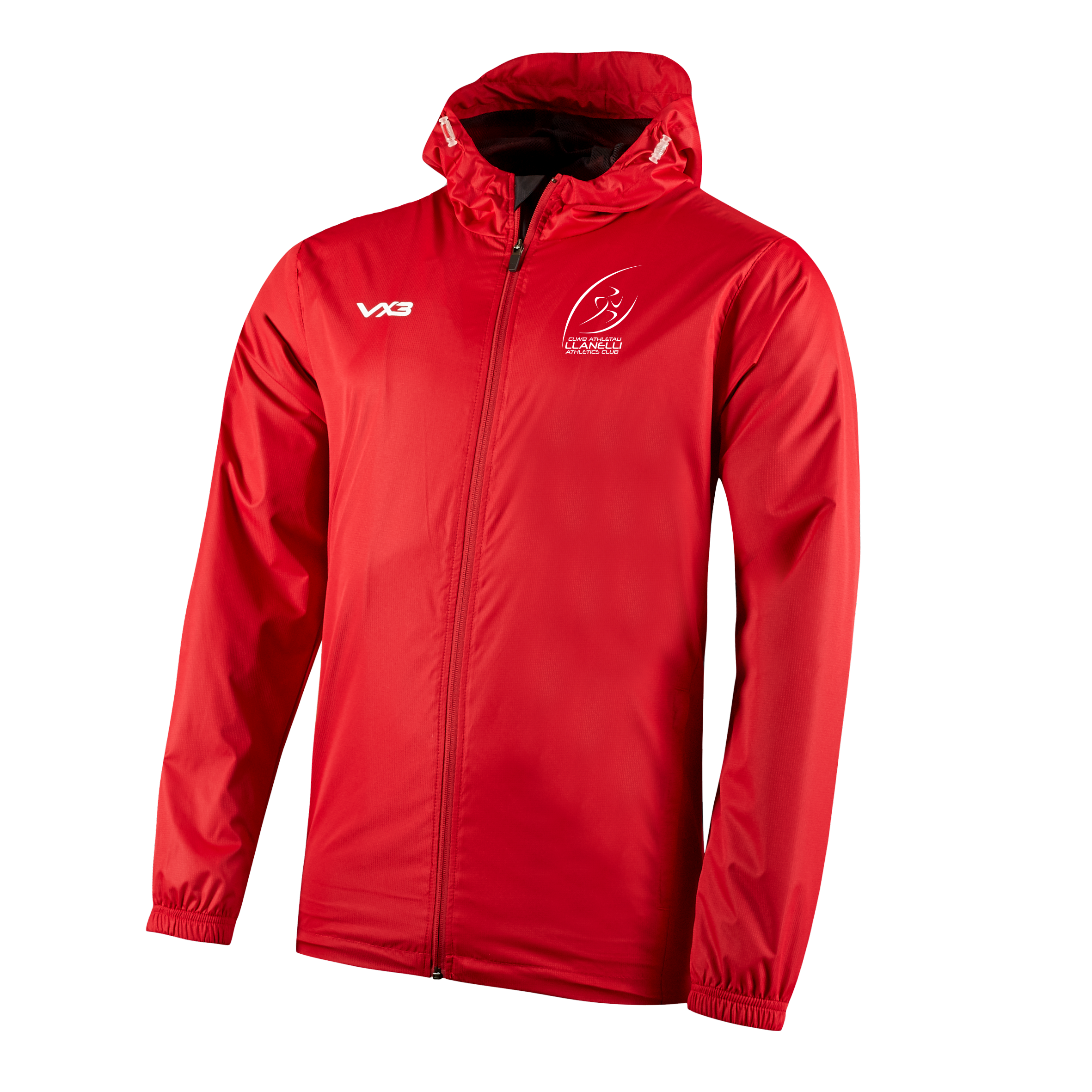 Llanelli Athletics Primus Rain Jacket Red
