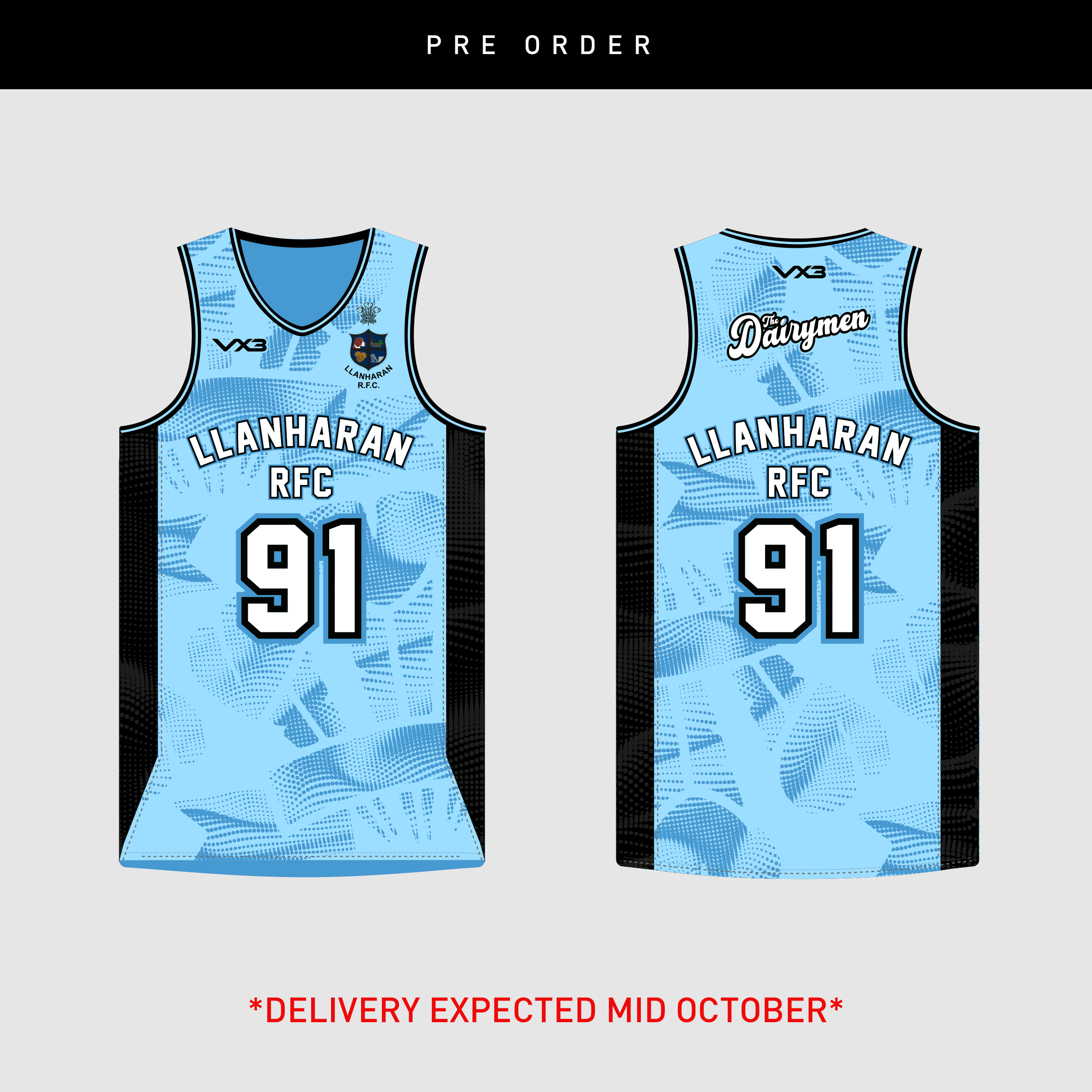 Llanharan RFC 26/27 Youth Basketball Vest