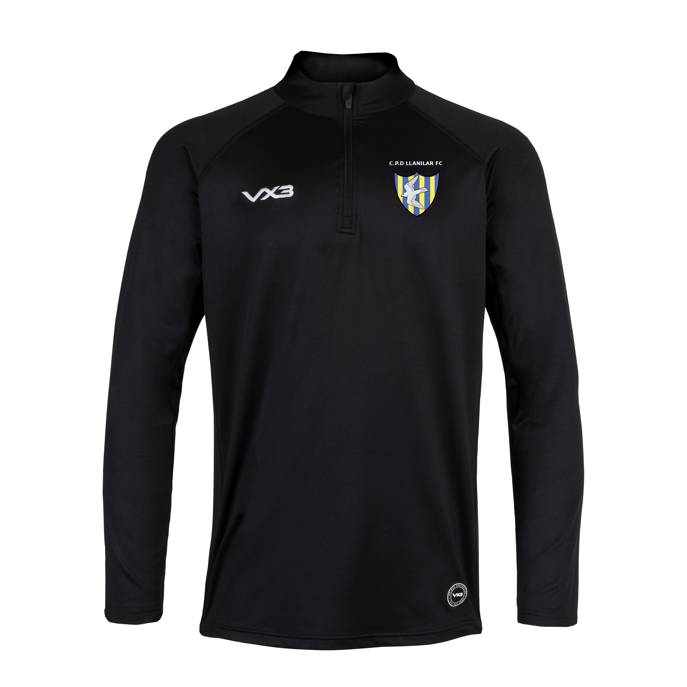 Llanilar FC Black Primus Youth Quarter Zip