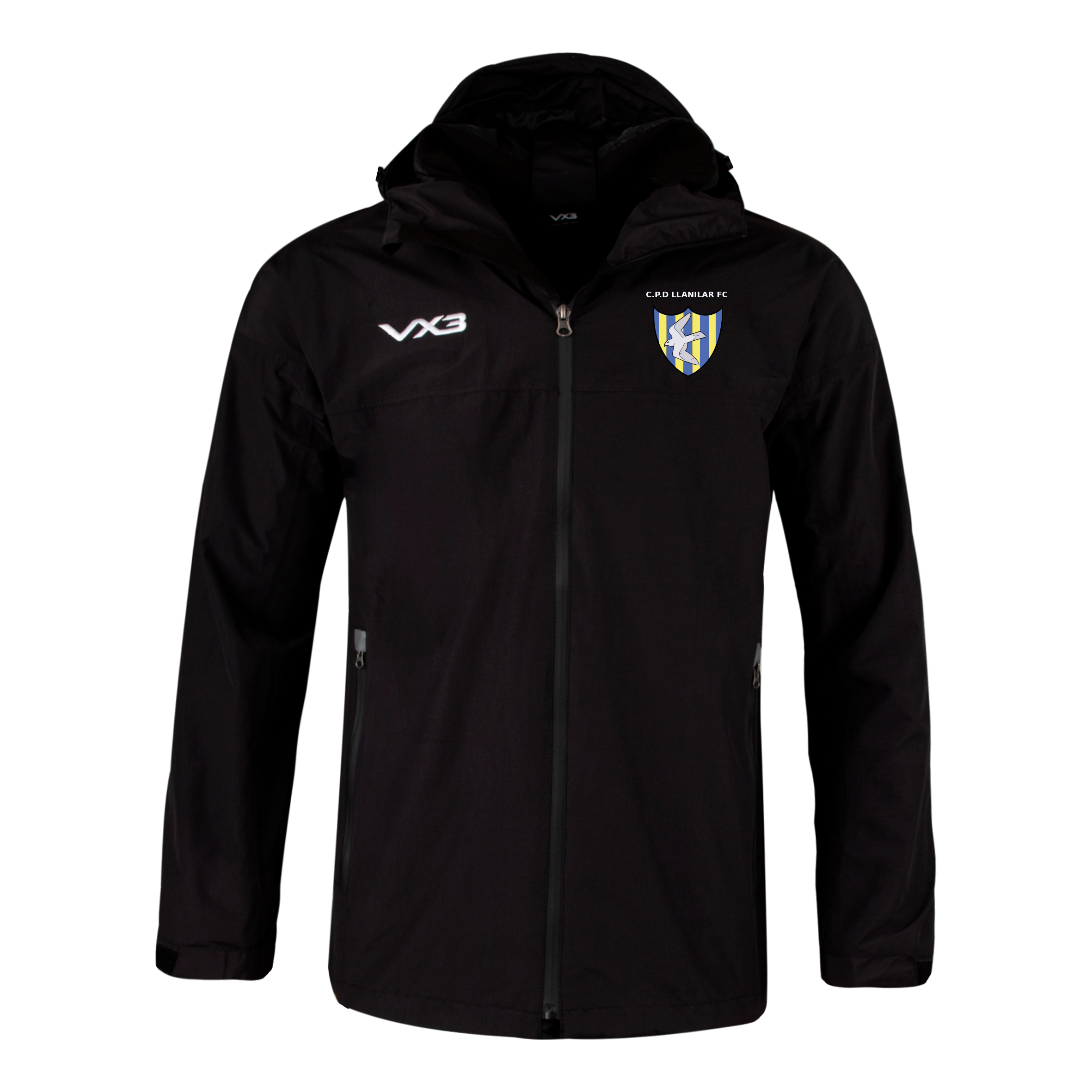 Llanilar FC Protego Waterproof Jacket Black