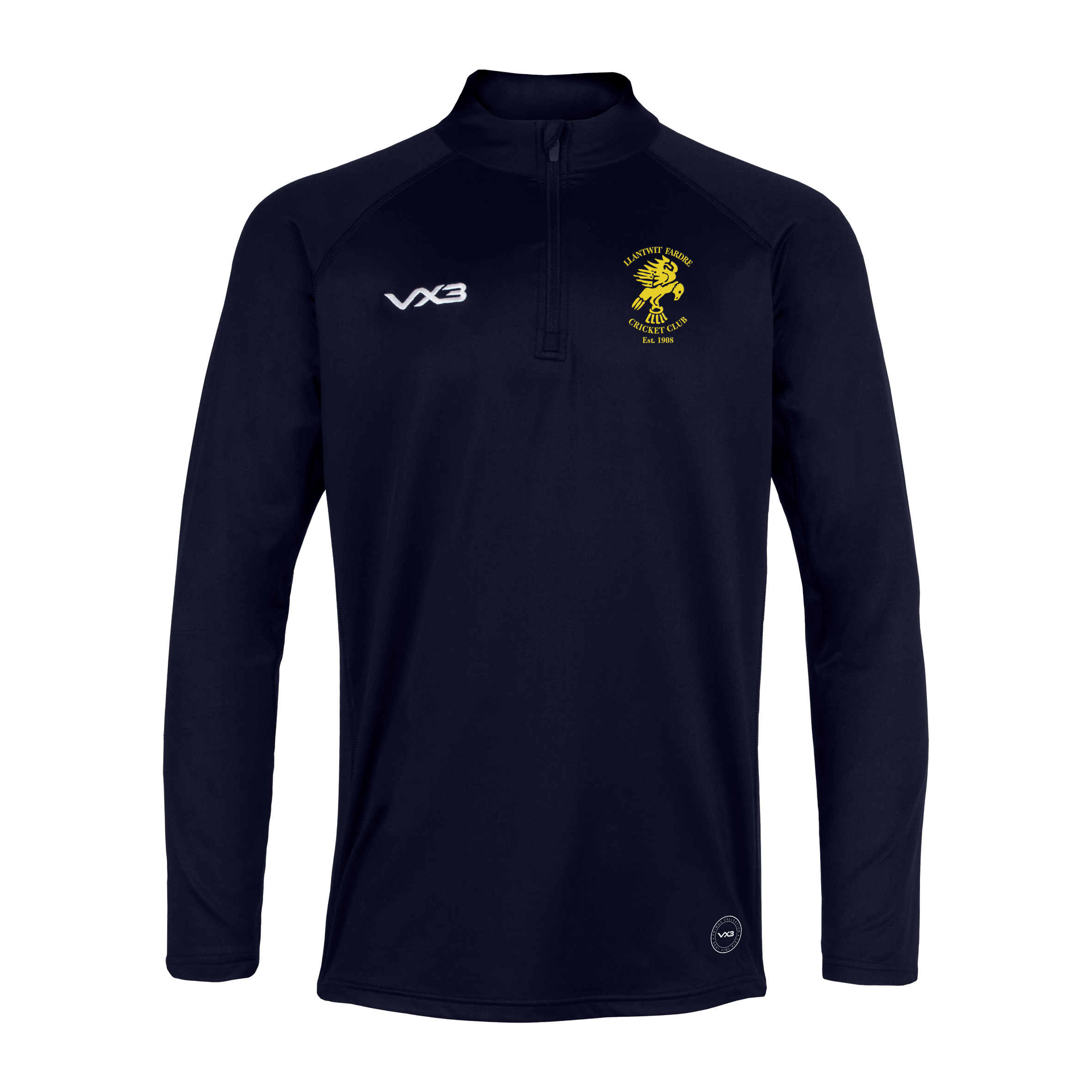 Llantwit Fardre CC Navy Primus Quarter Zip