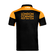 London Cornish Pilot Gig Club Opus Polo - Black Amber