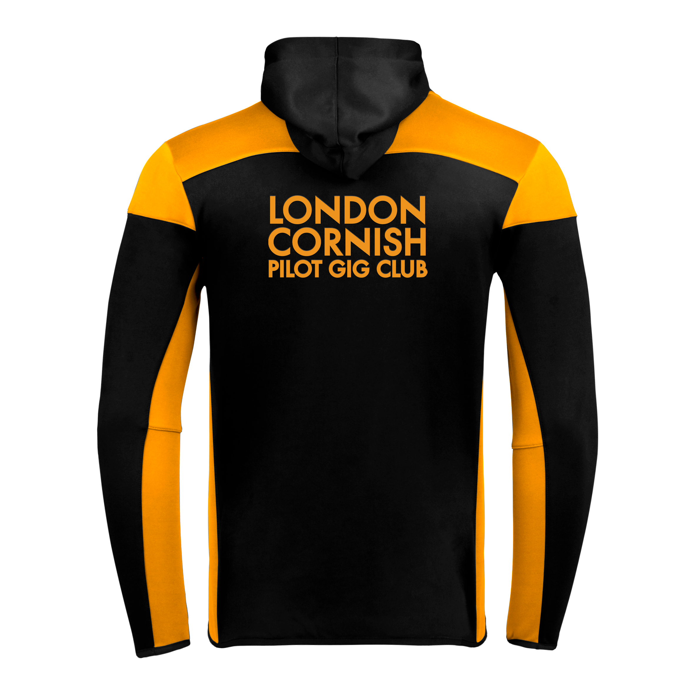 London Cornish Pilot Gig Club Opus Zoodie Youth - Black Amber