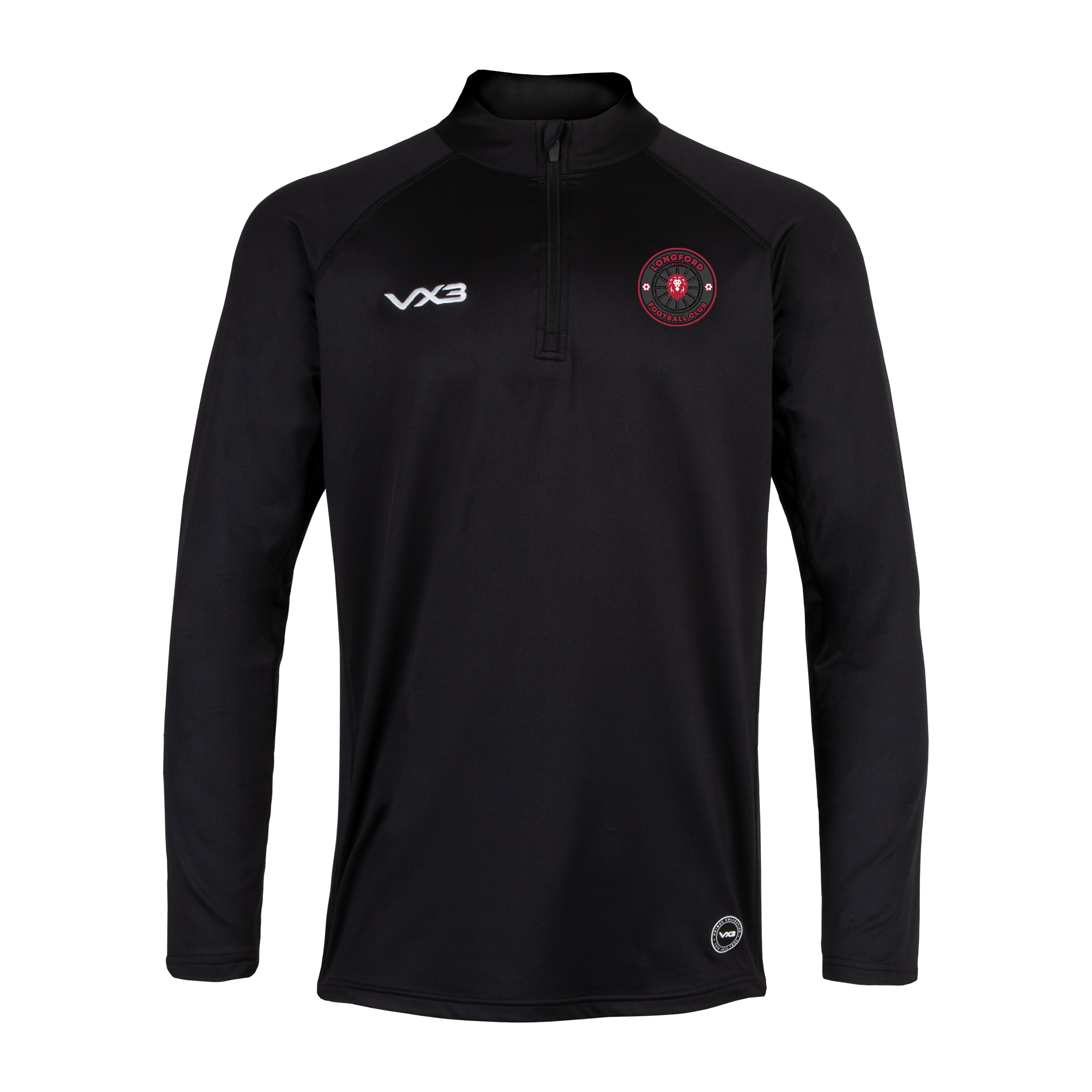 Longford FC Black Primus Youth Quarter Zip