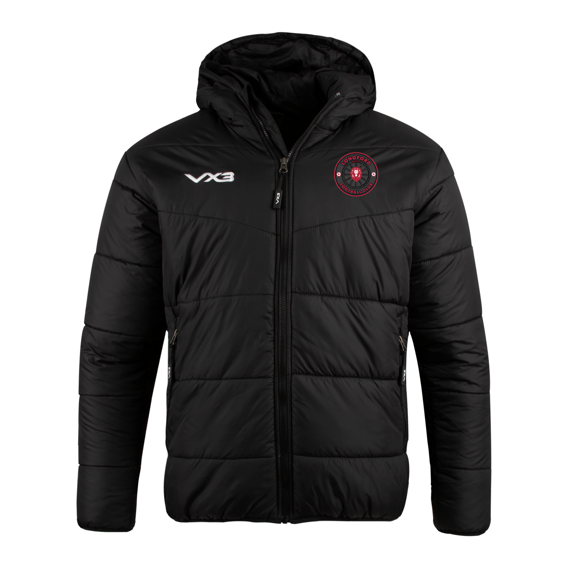 Longford FC Lorica Quilted Jacket Youth