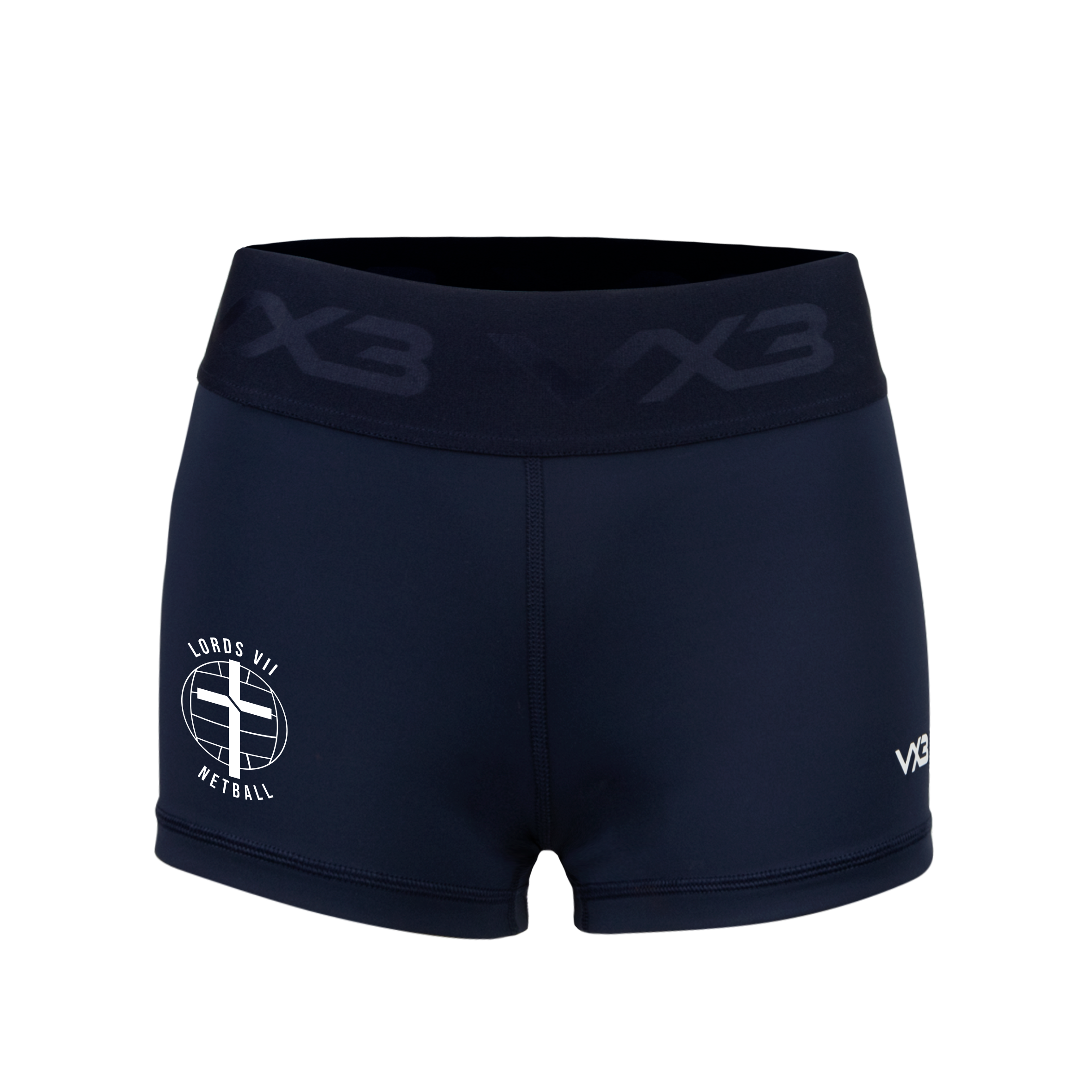 Lords Netball Booty Shorts Navy Youth