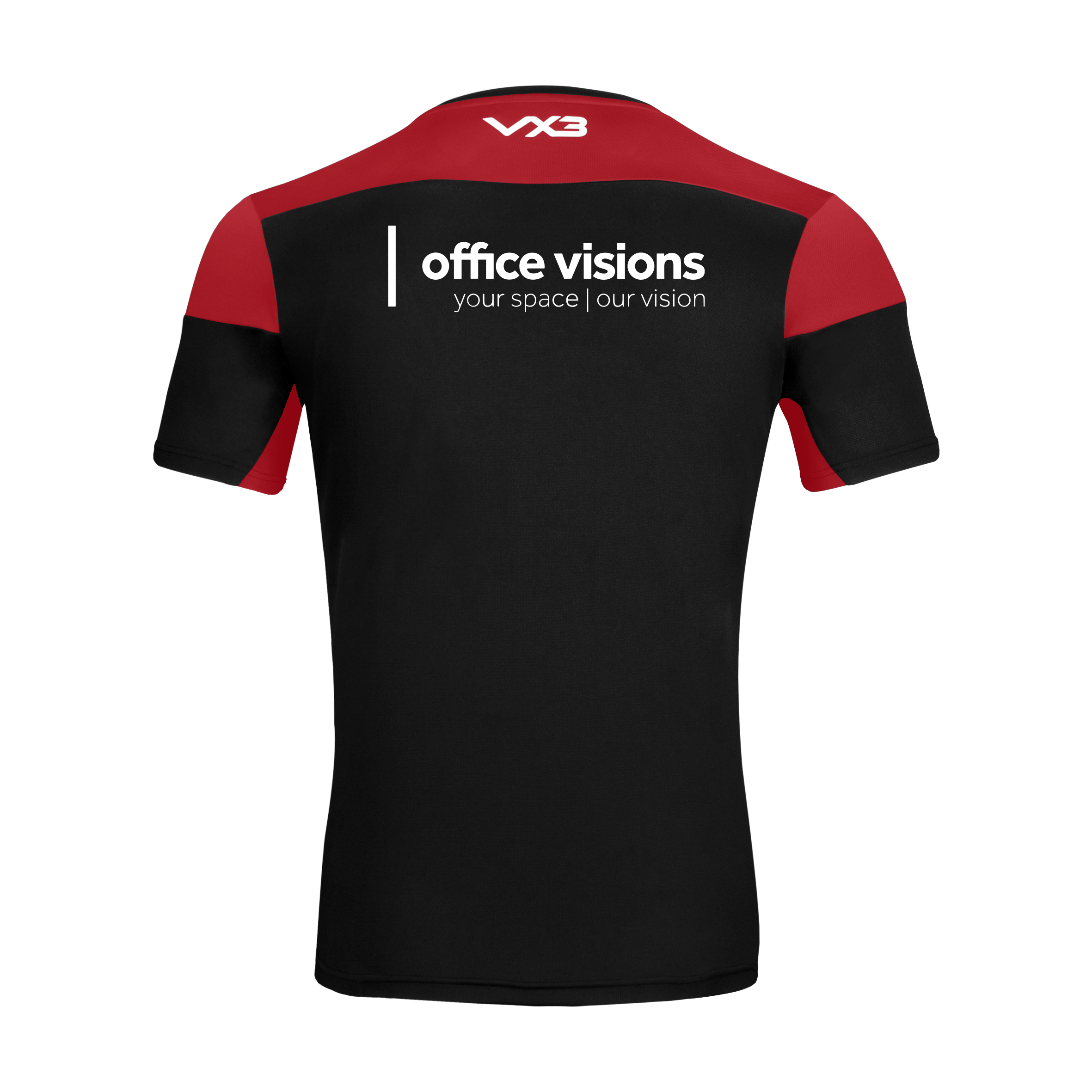 Lucas Cwmbran AFC Black/Red Opus Tee Youth