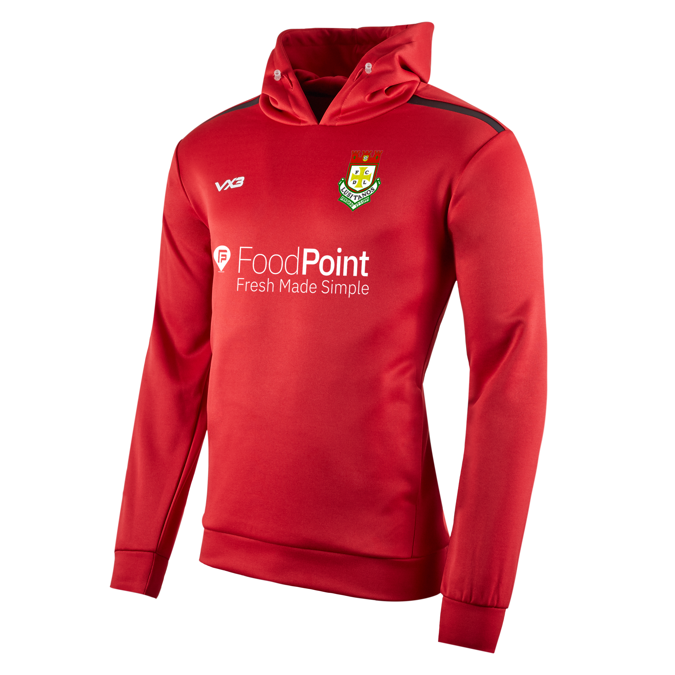 Lusitanos FC Red Fortis Hoodie