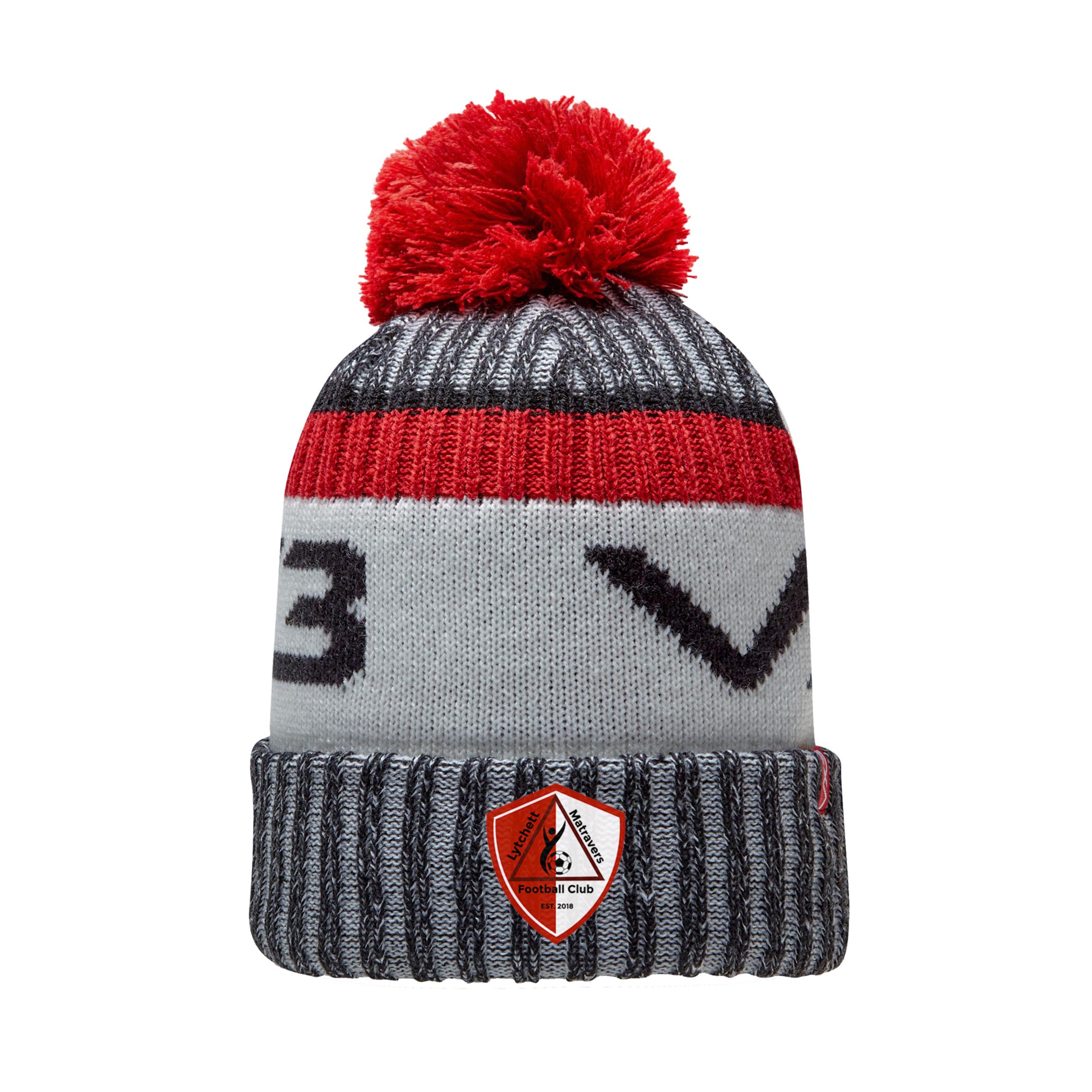 Lytchett Matravers FC Fleece-Lined Bobble Hat