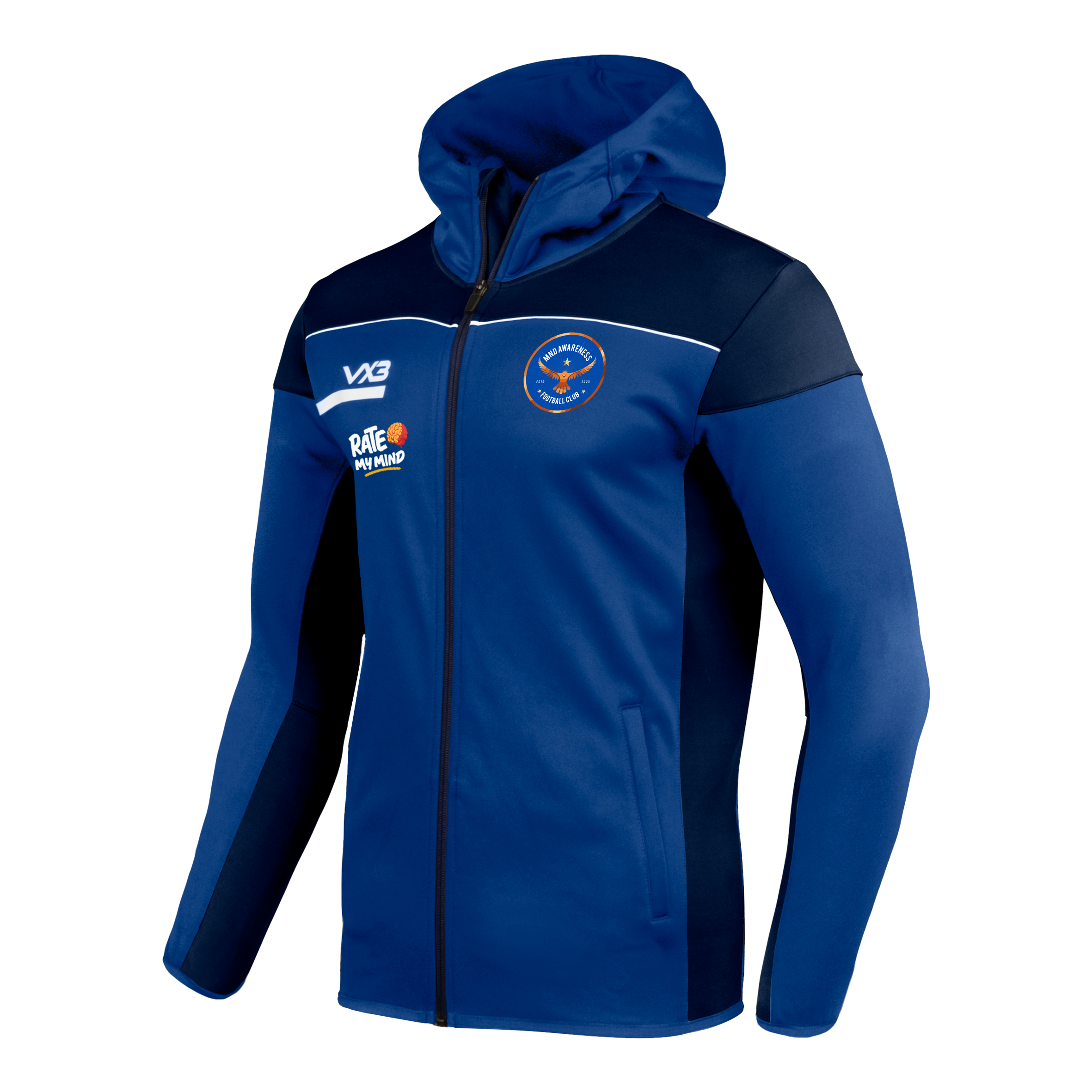 MND Awareness FC Opus Zoodie - Royal Navy