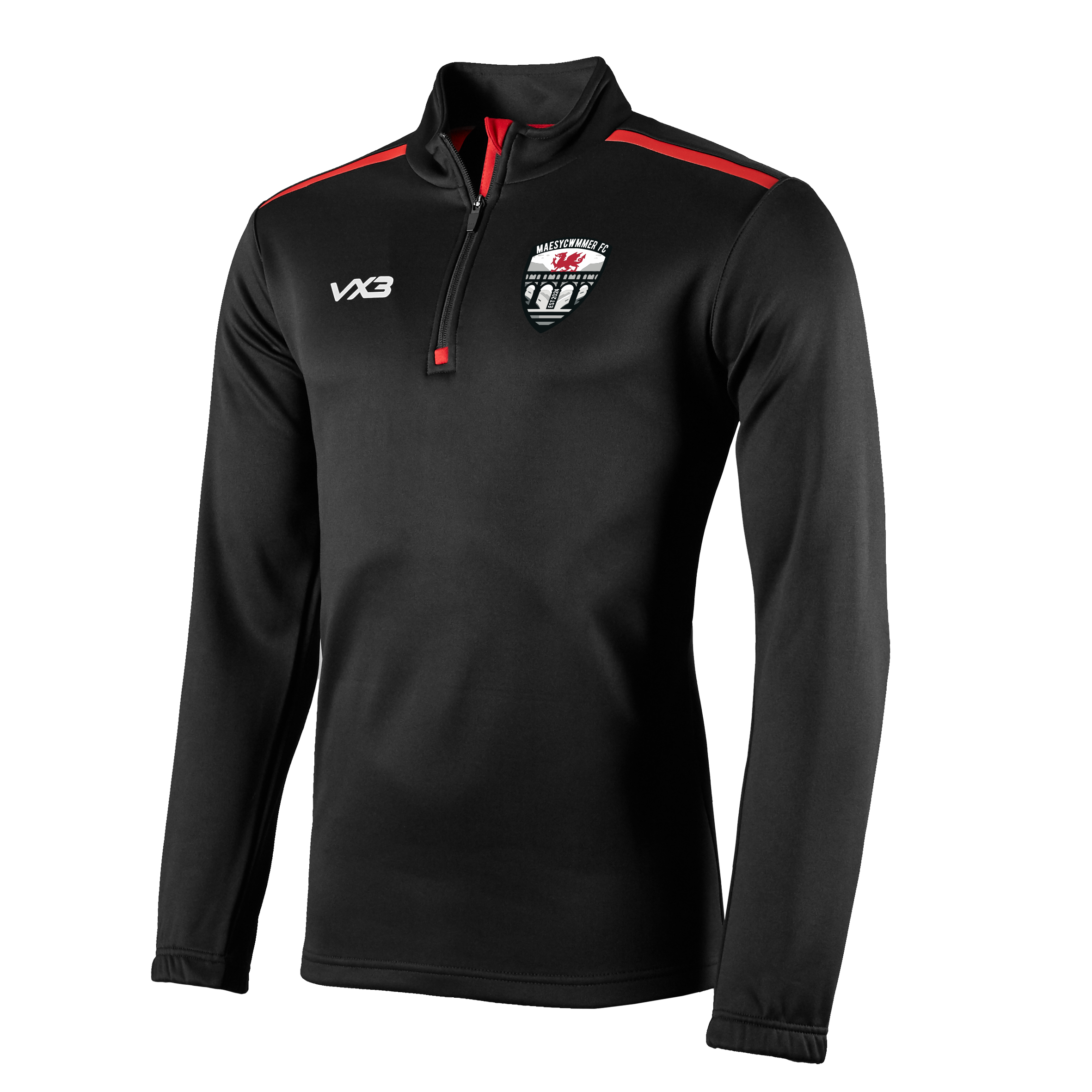 Maesycwmmer FC Fortis Youth Quarter Zip Sweat