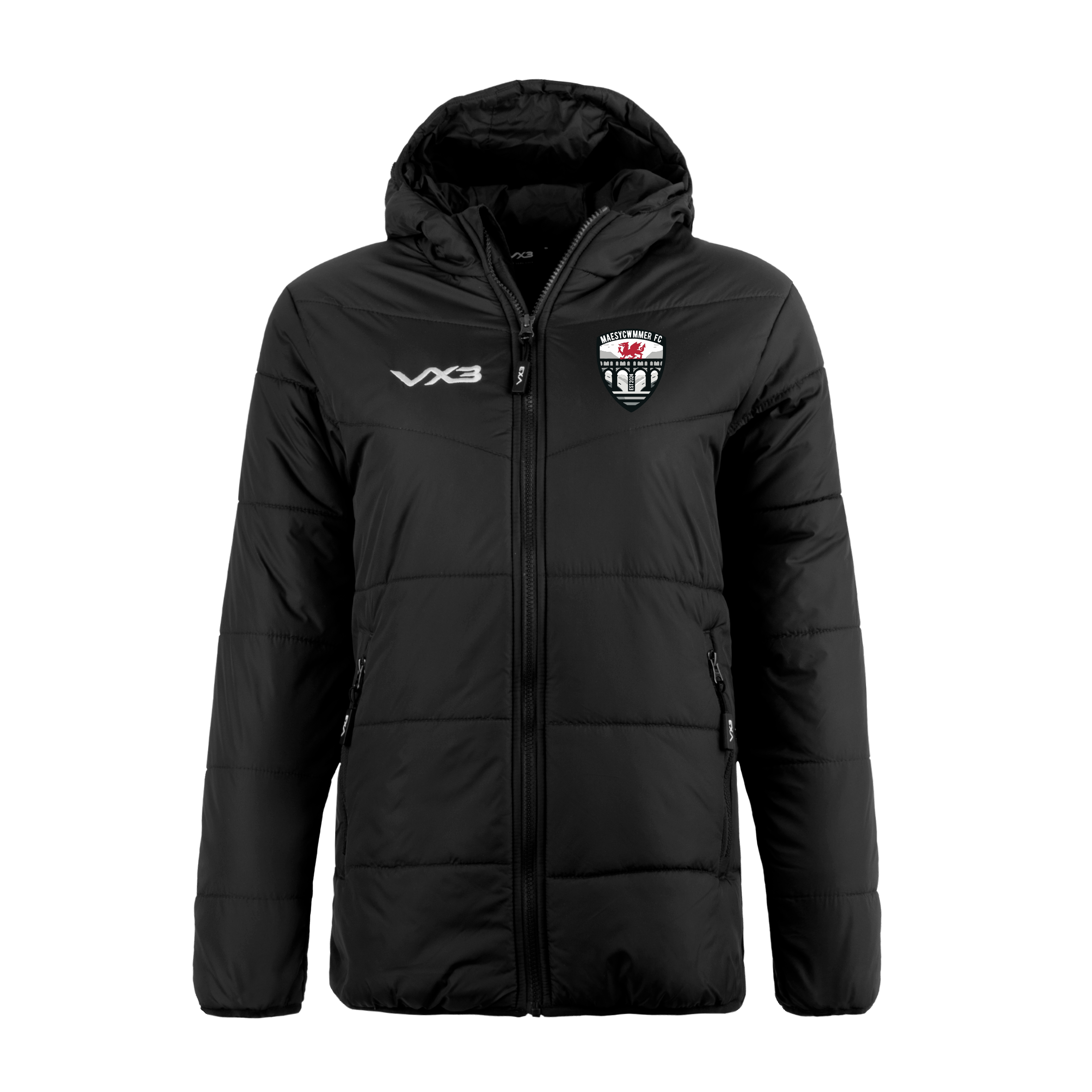 Maesycwmmer FC Lorica Quilted Jacket Ladies