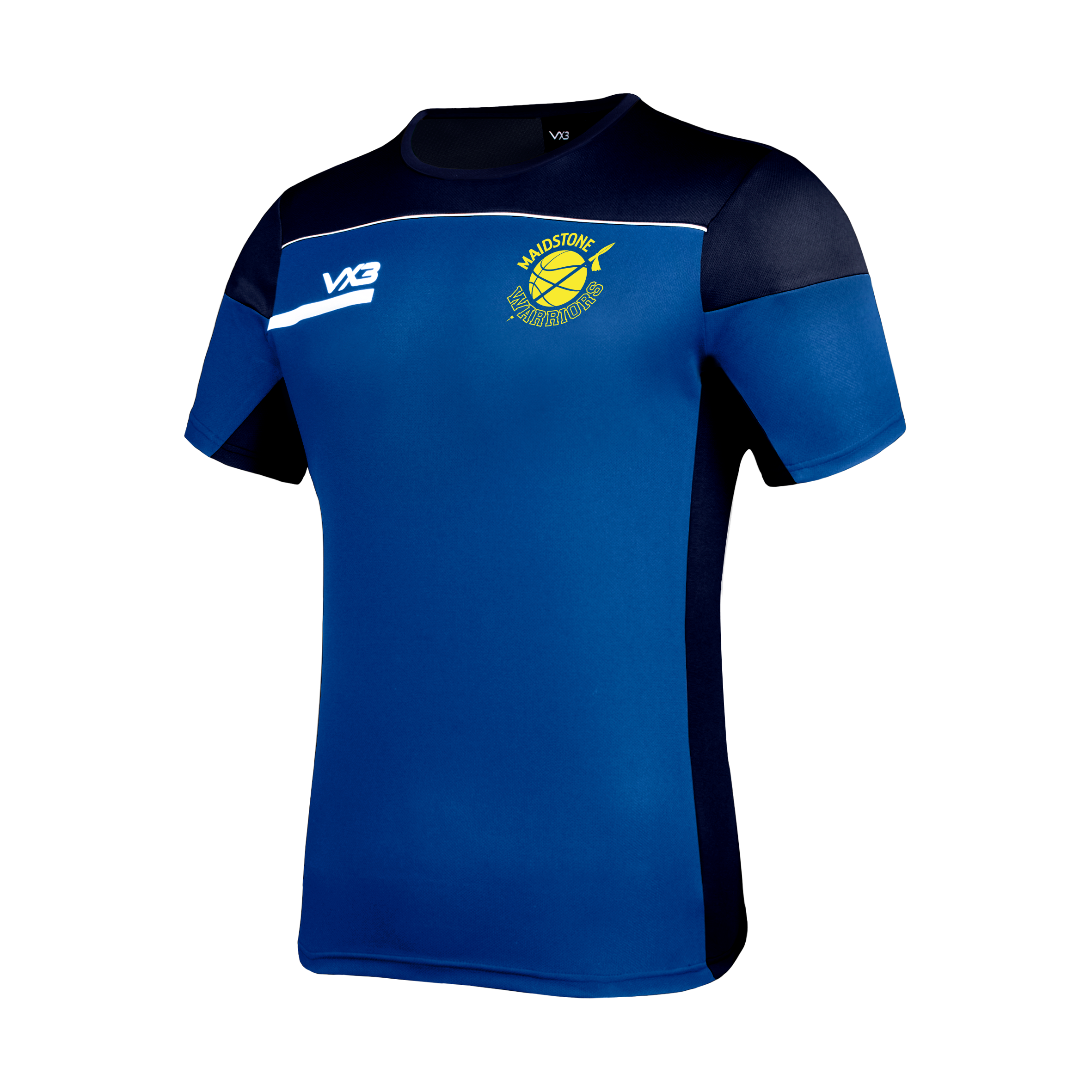 Maidstone Warriors Basketball Opus Tee Youth - Royal Navy