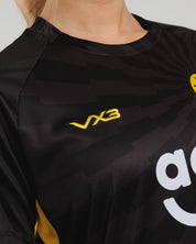 Manchester Thunder 2026 Training Tee WOMENS Black/Yellow