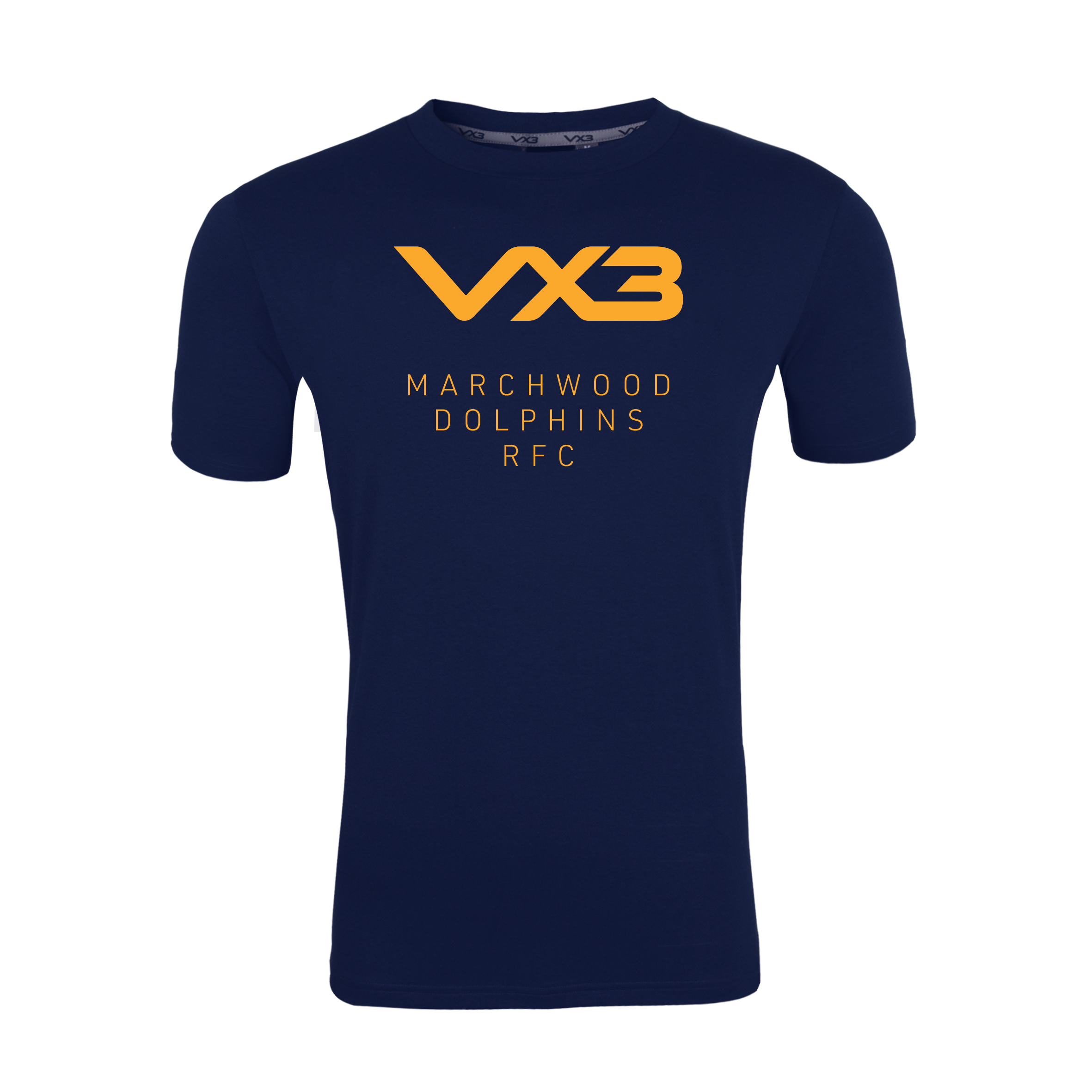 Marchwood Dolphins RFC Navy/Amber Womens Invicta Tee