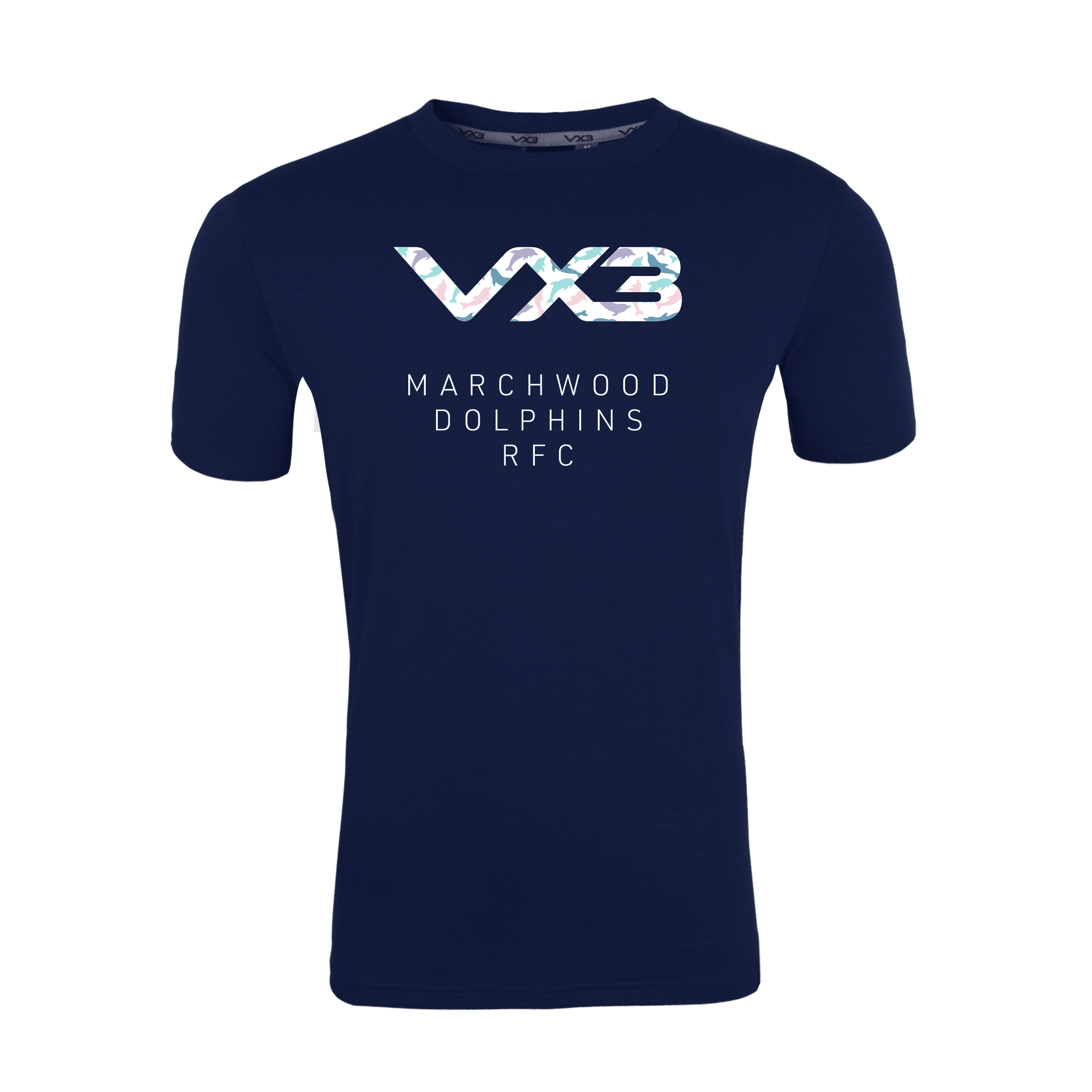 Marchwood Dolphins RFC Navy/White Invicta Tee