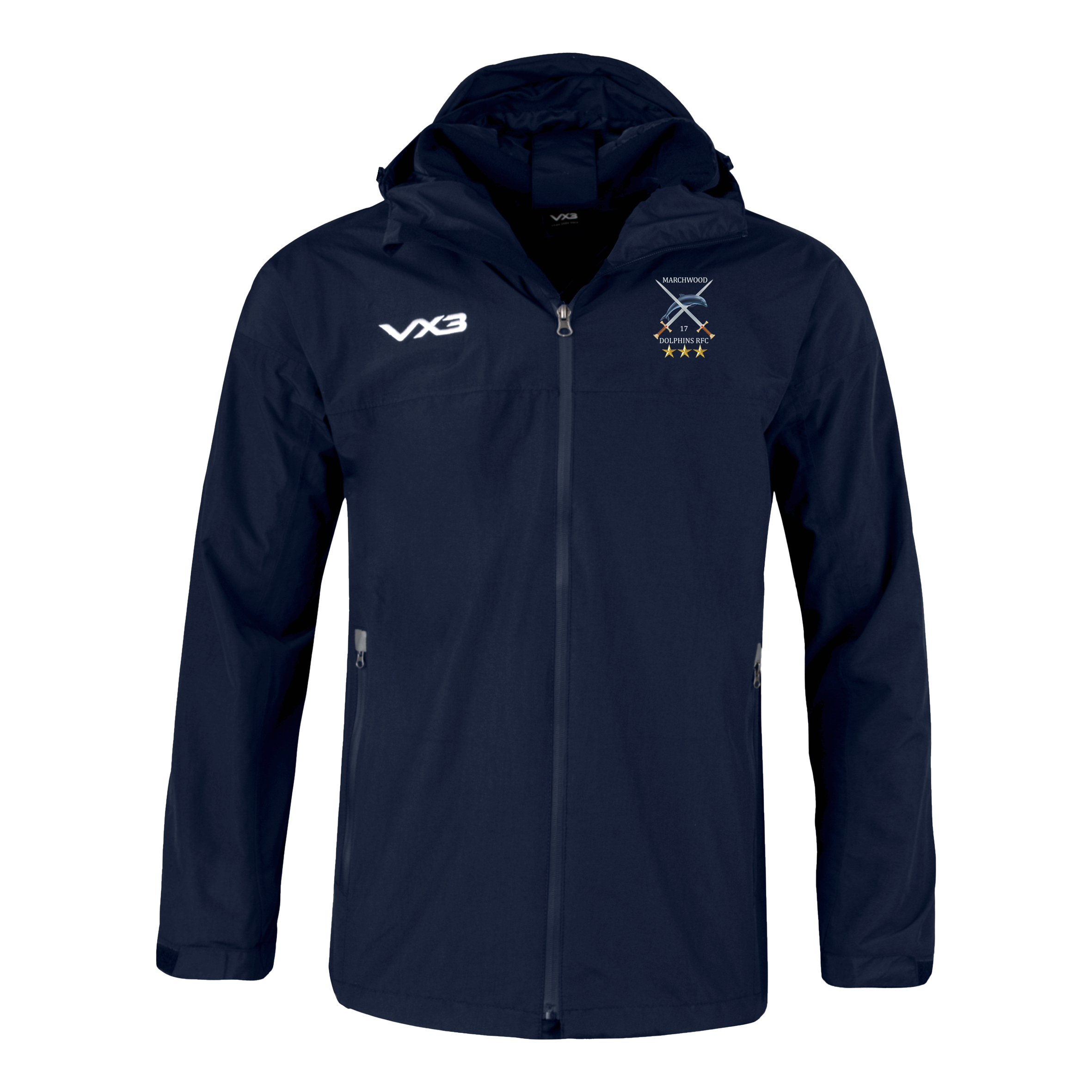 Marchwood Dolphins RFC Protego Waterproof Jacket