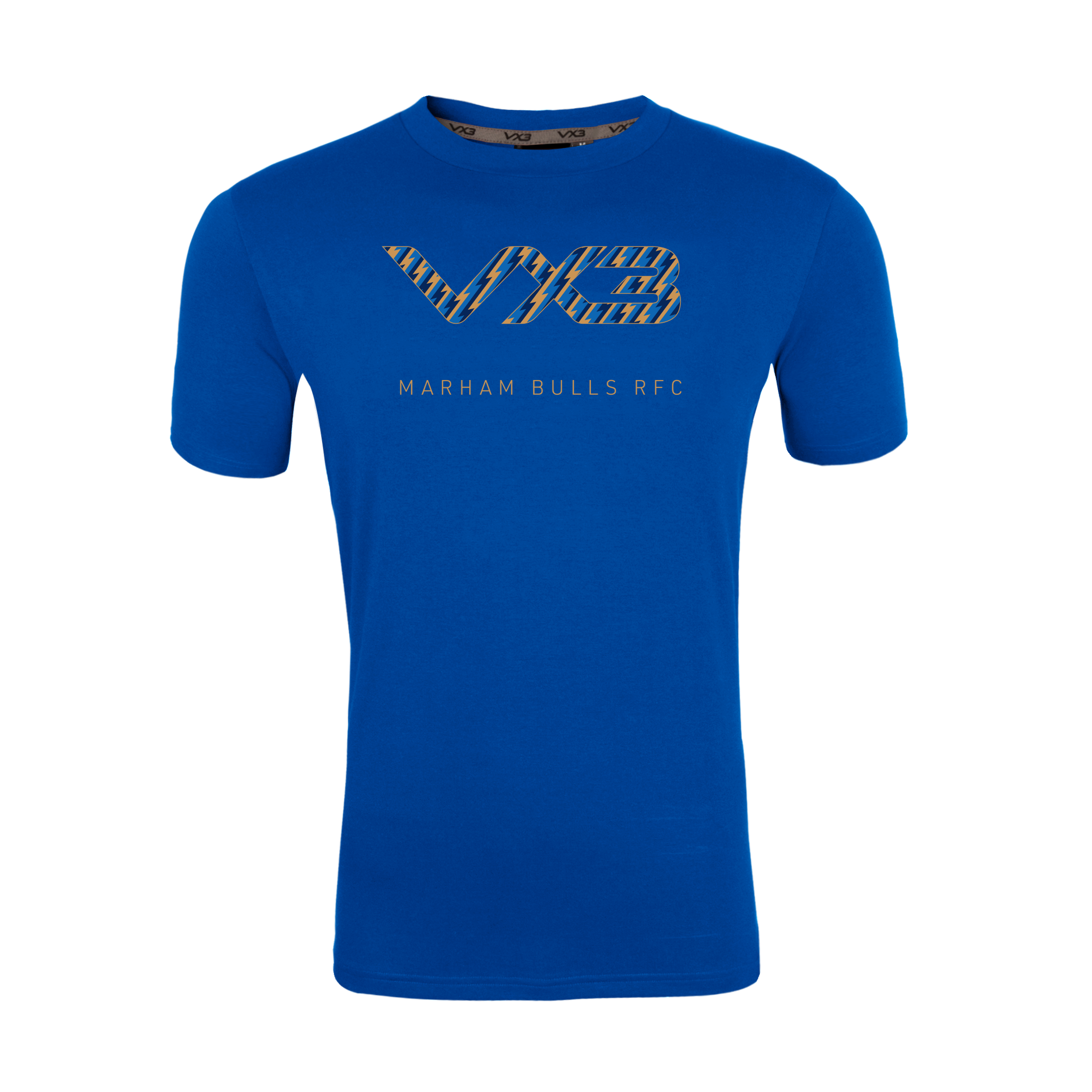 Marham Bulls RFC Royal Invicta Tee - Design 2