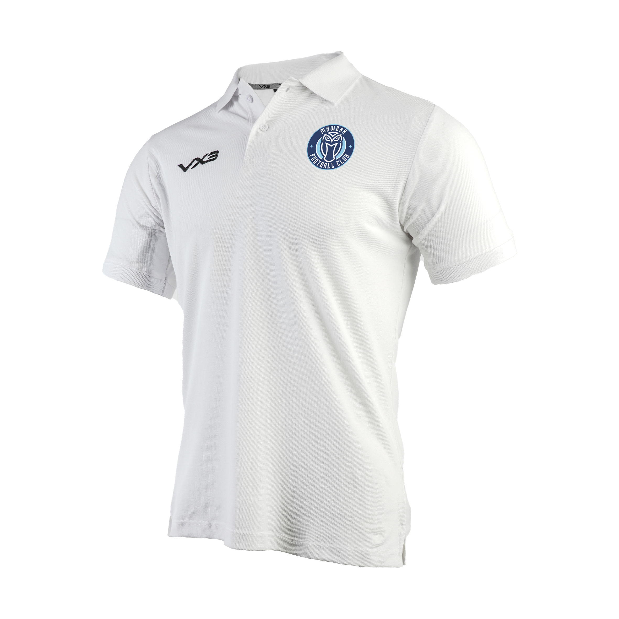 Mawgan FC White Primus Polo Shirt