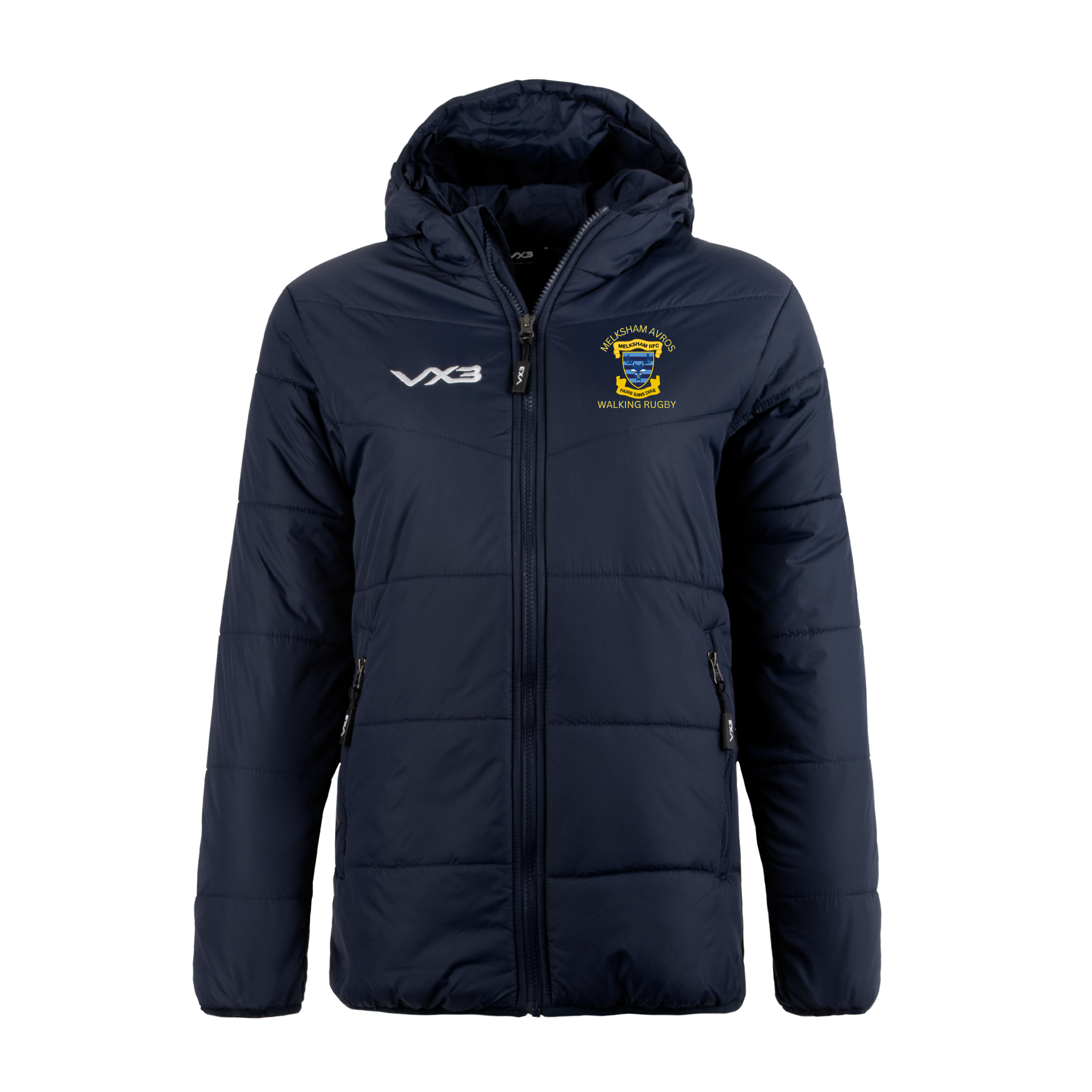 Melksham RFC - Walking Rugby Lorica Quilted Jacket Ladies