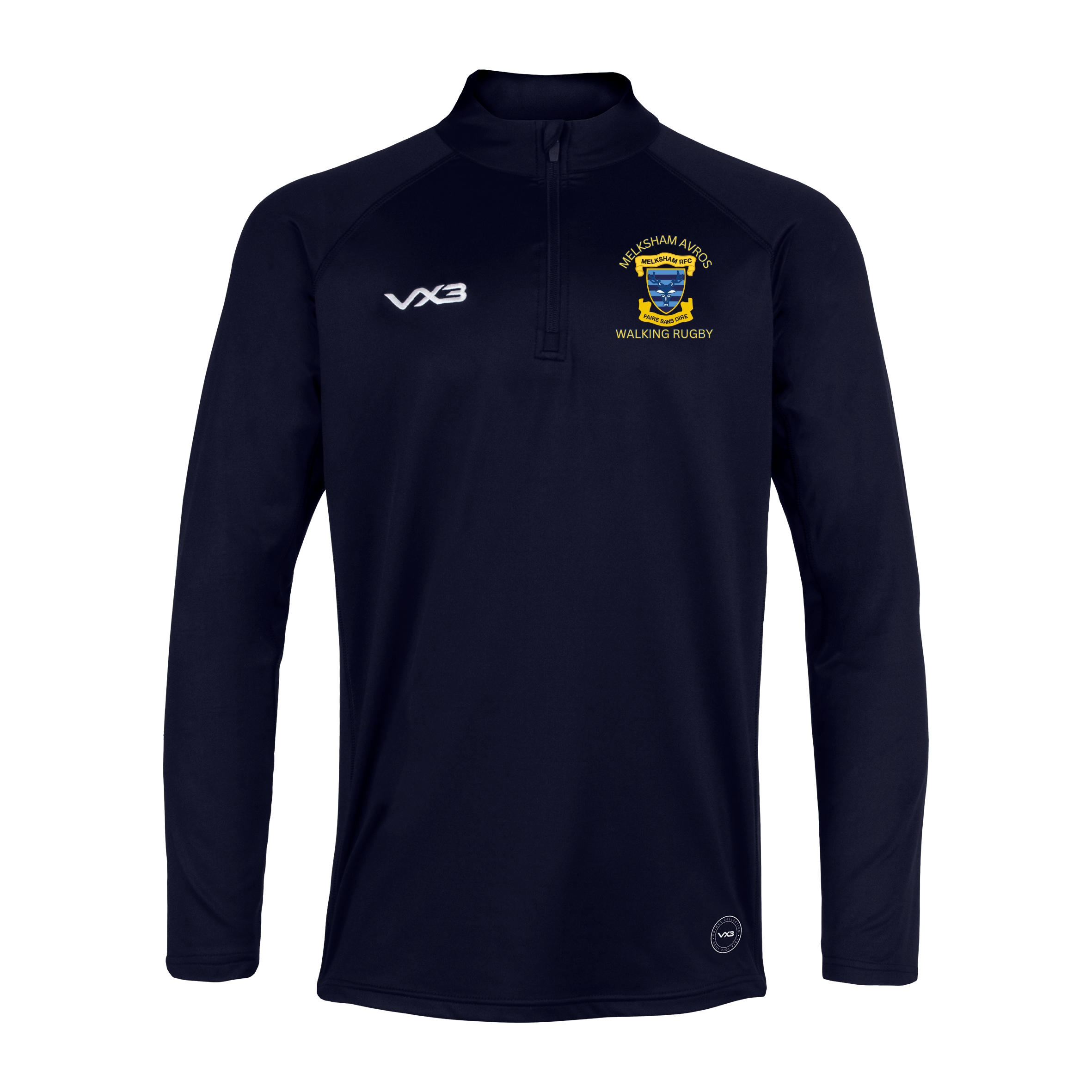 Melksham Rfc Melksham RFC - Walking Rugby Primus Quarter Zip – VX3