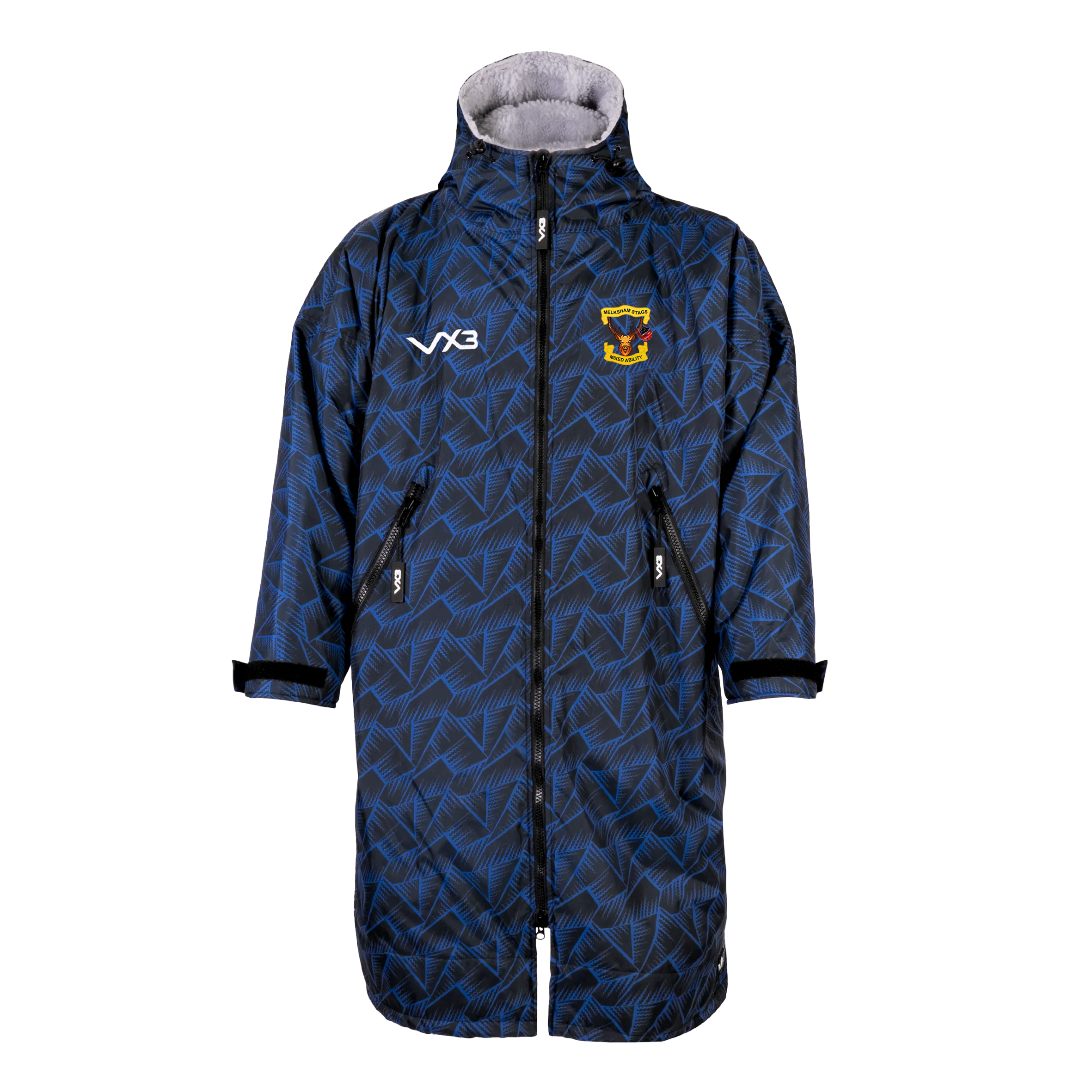 Melksham RFC - Mixed Ability Duro Elite Sports Robe Marine/Grey Kids