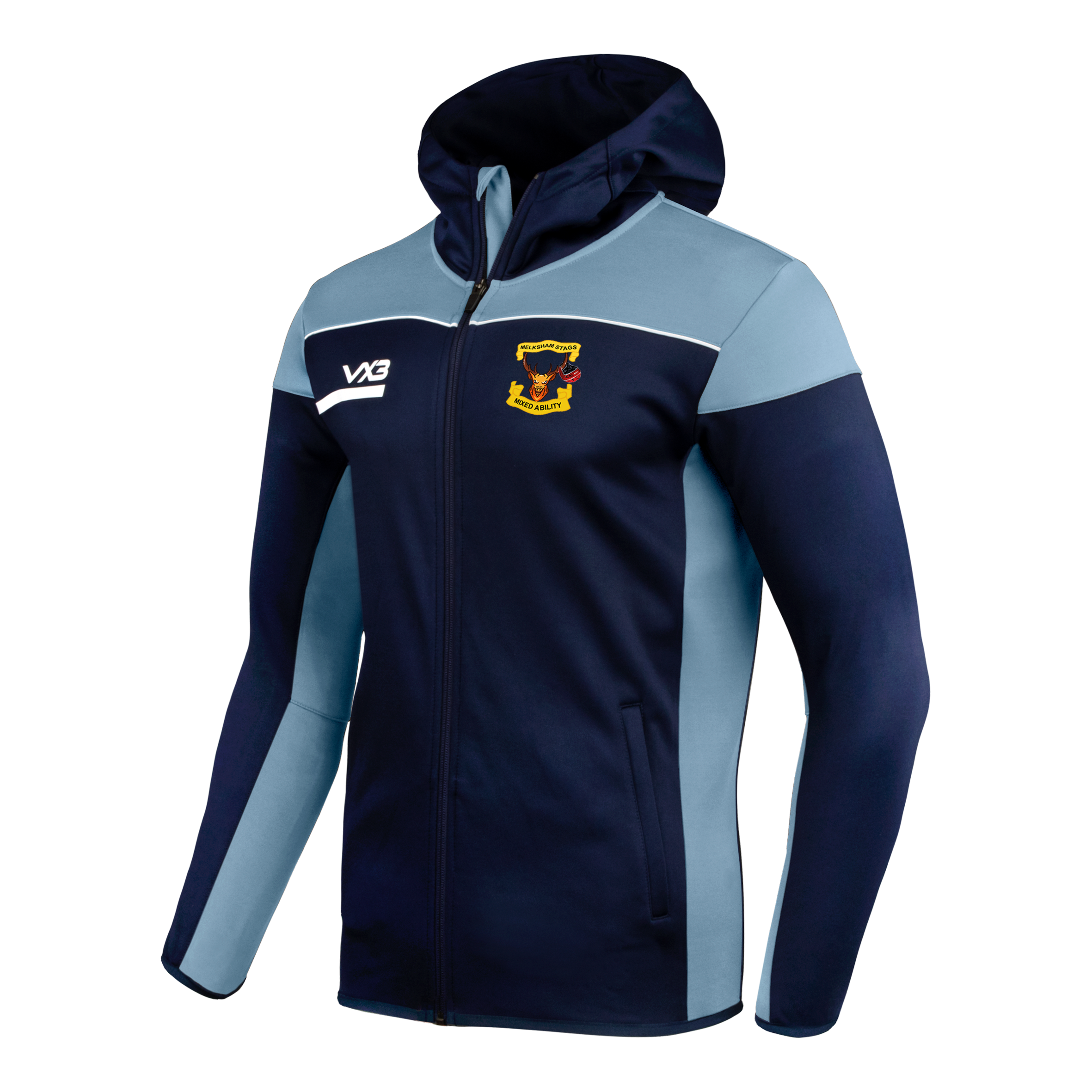Melksham RFC - Mixed Ability Opus Zoodie Youth - Navy Sky