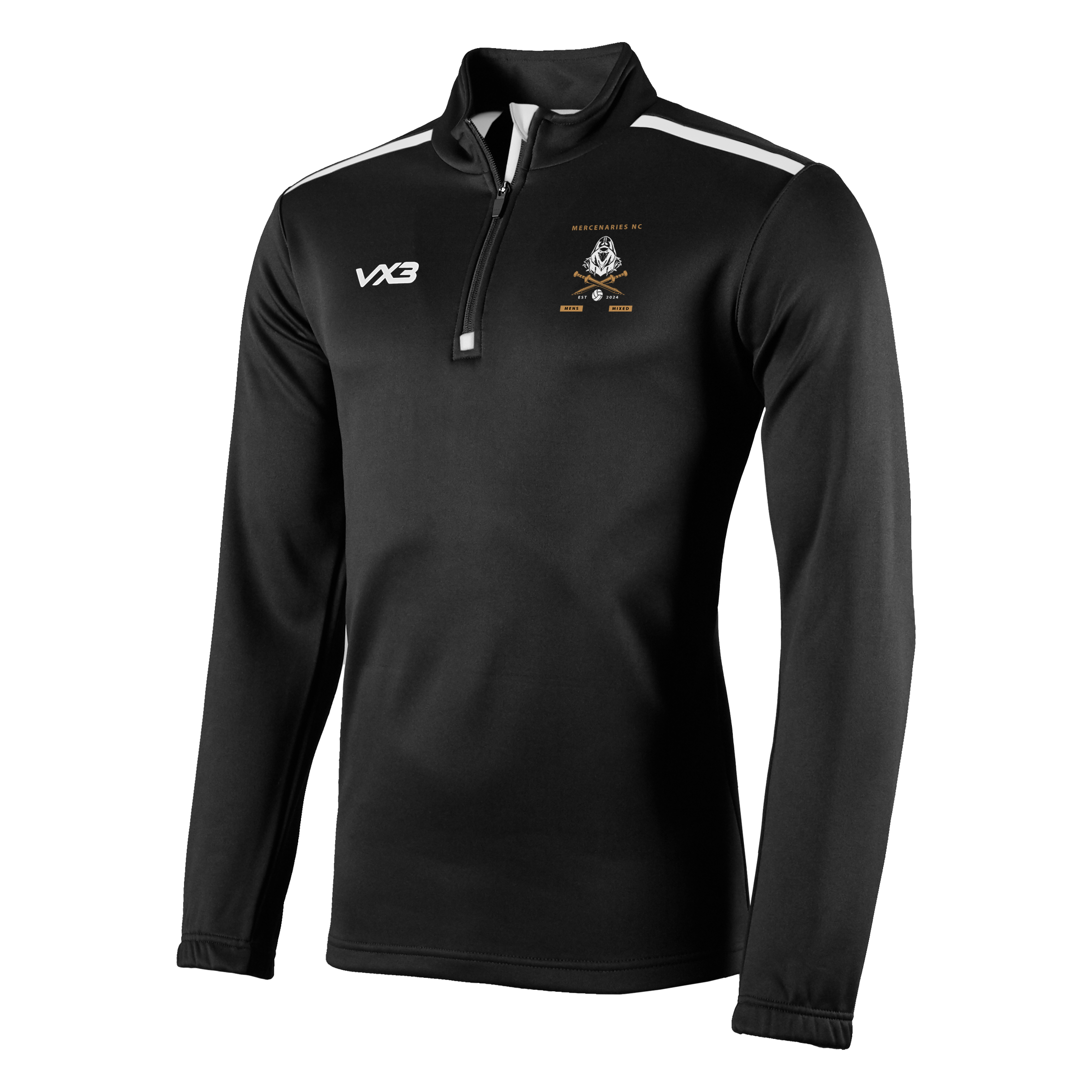 Mercenaries Netball Fortis Youth Quarter Zip Sweat