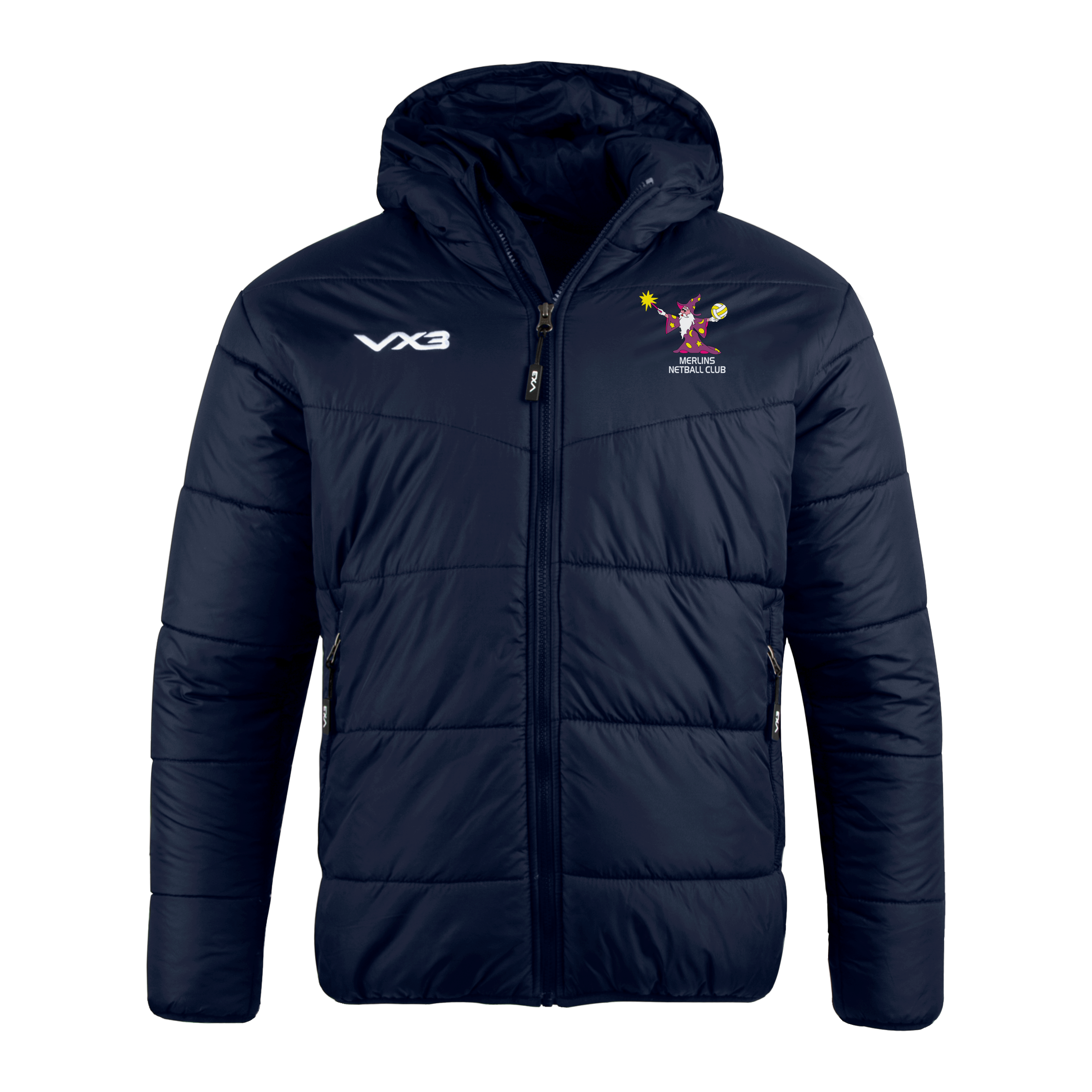 Merlins Netball Lorica Quilted Jacket