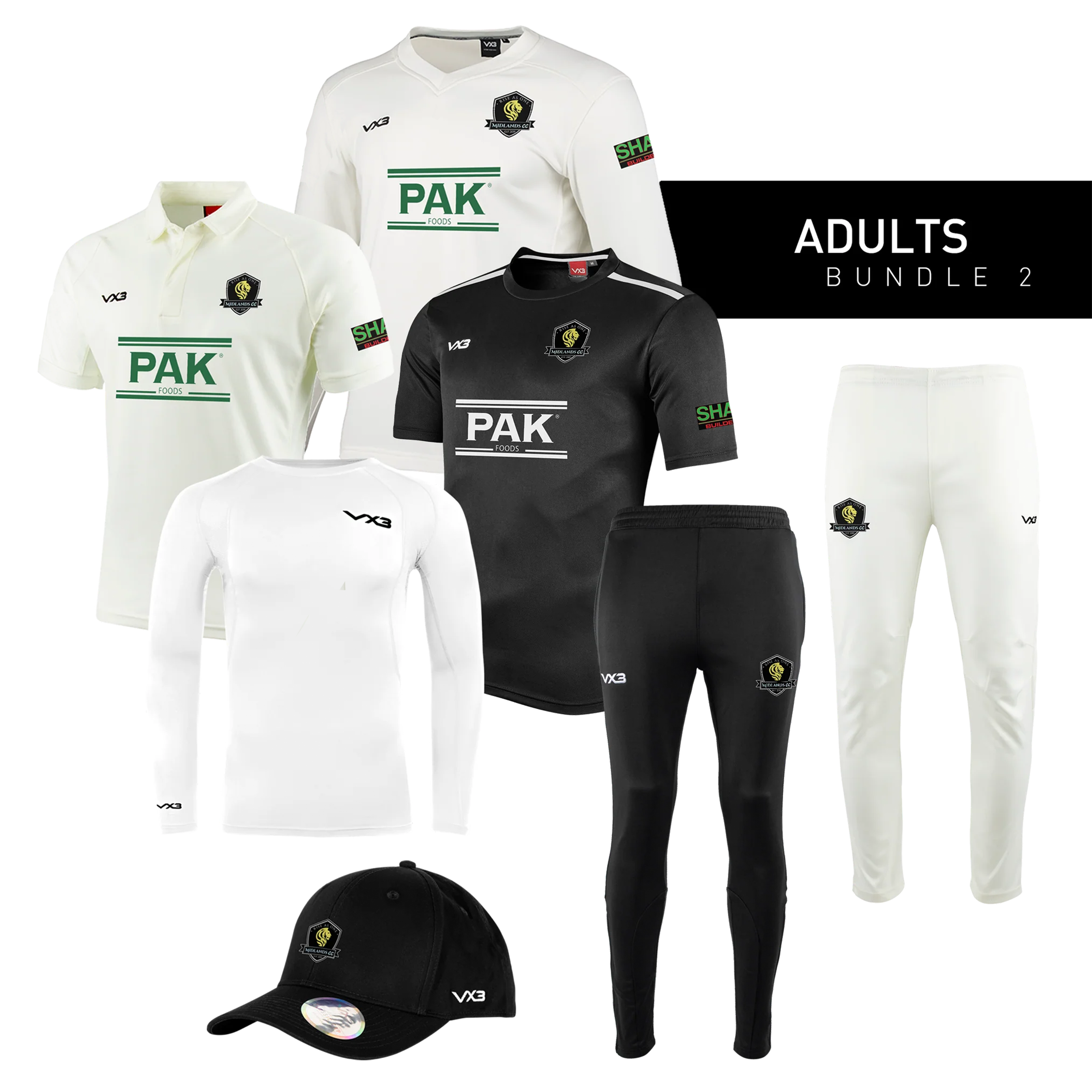 Midlands Cricket Club Adults Bundle 2