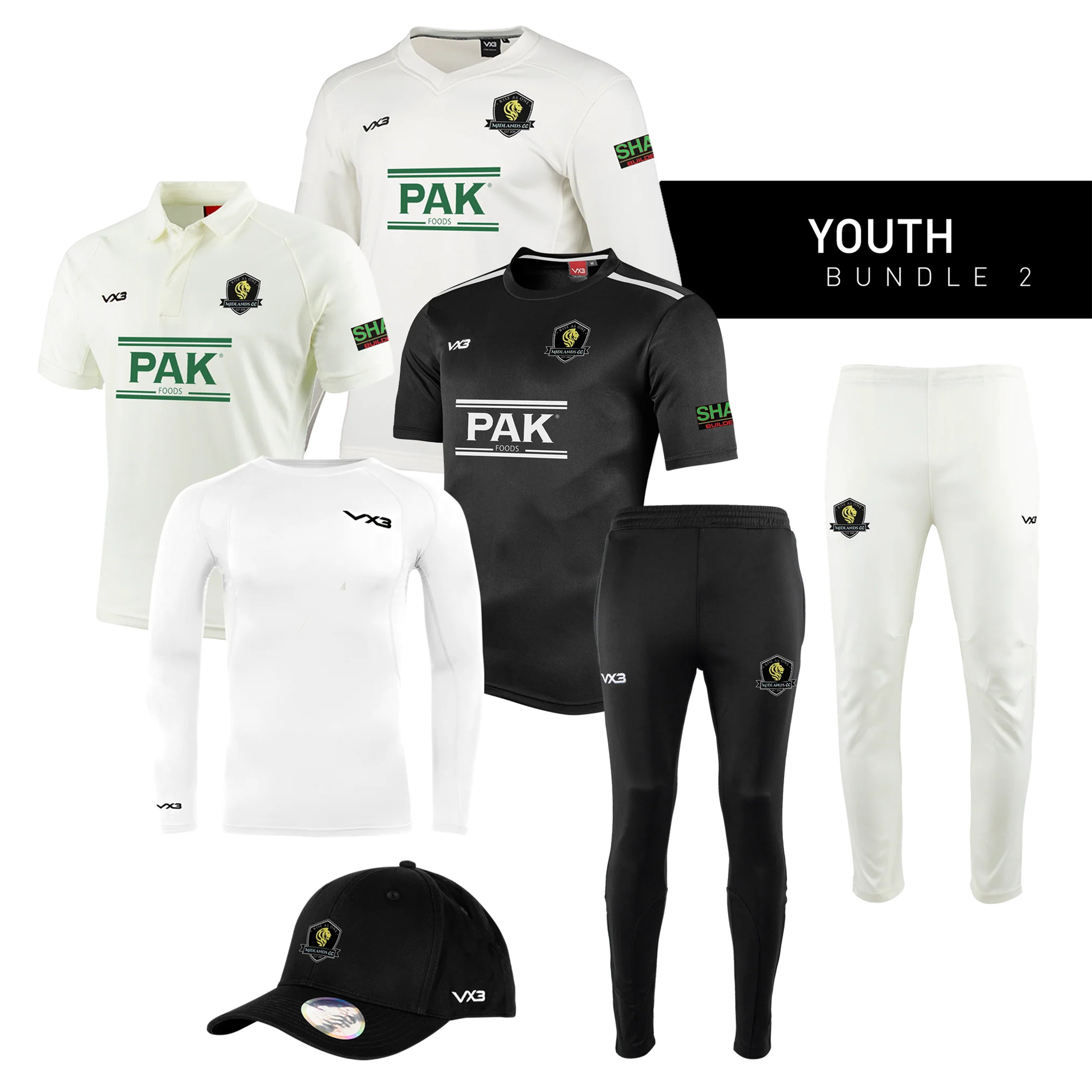Midlands Cricket Club Youth Bundle 2
