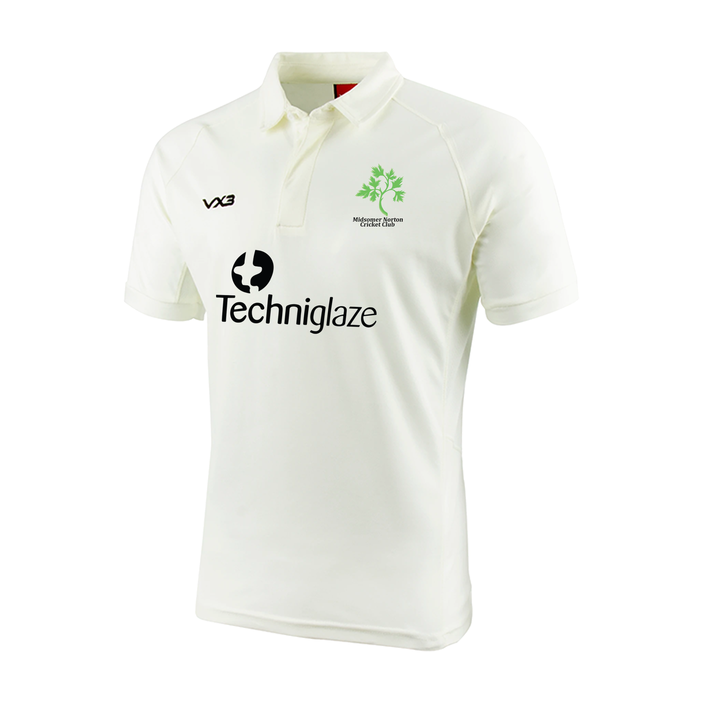 Midsomer Norton Cricket Club  Cricket Whites Short Sleeve Shirt