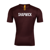 Shapwick House Millfield School Fortis Tee Maroon/Amber