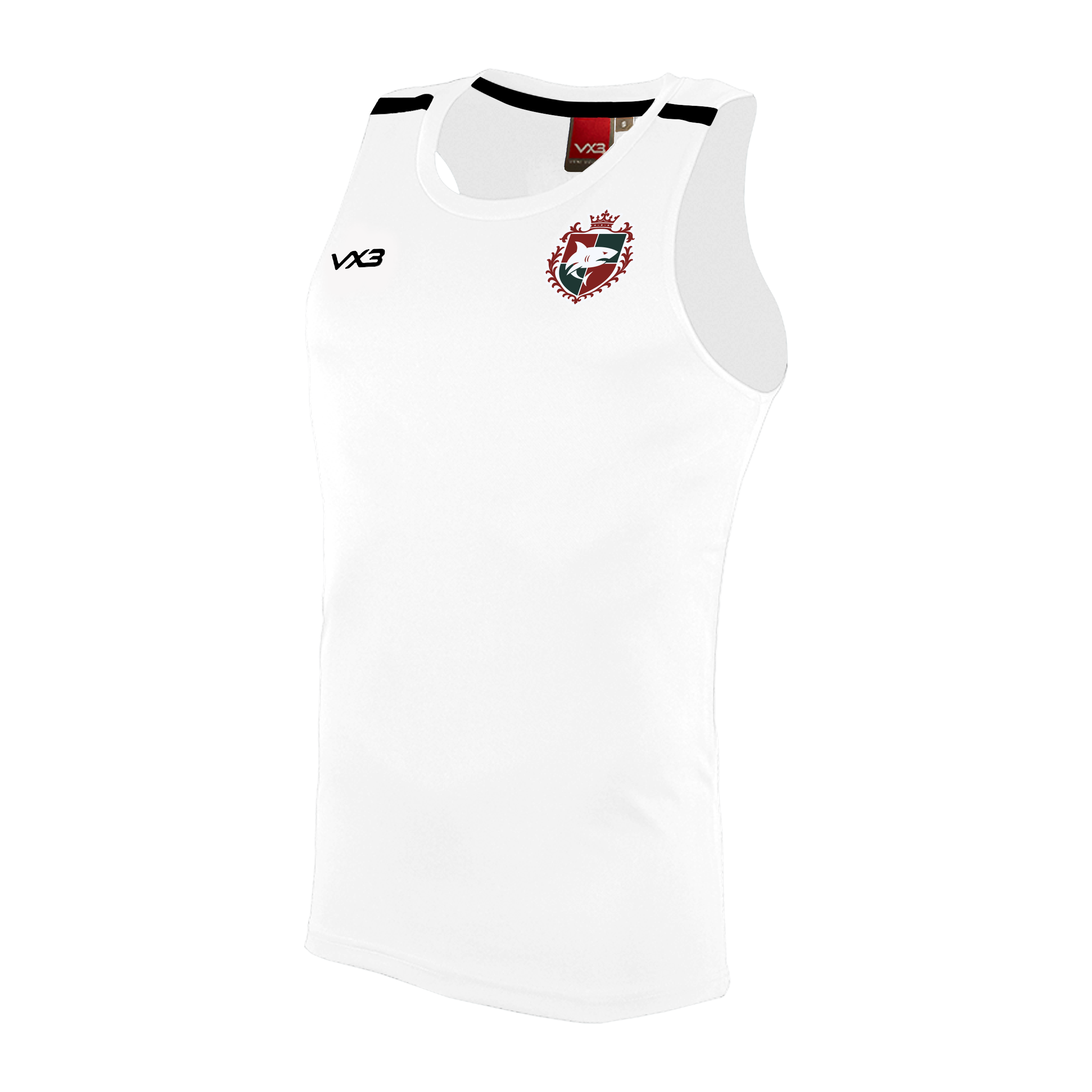 Shapwick House Millfield School Fortis Vest White/Black