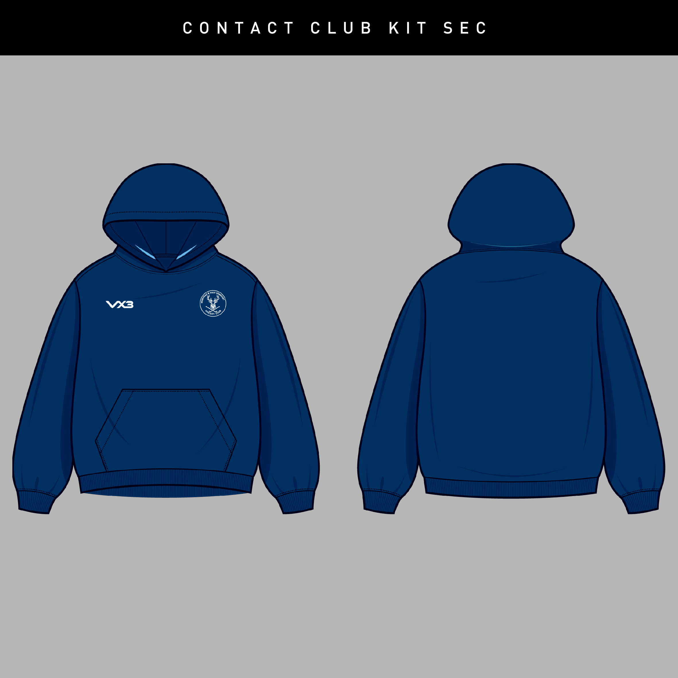 Minehead and West Somerset Hockey Club Conquer Club Hoodie