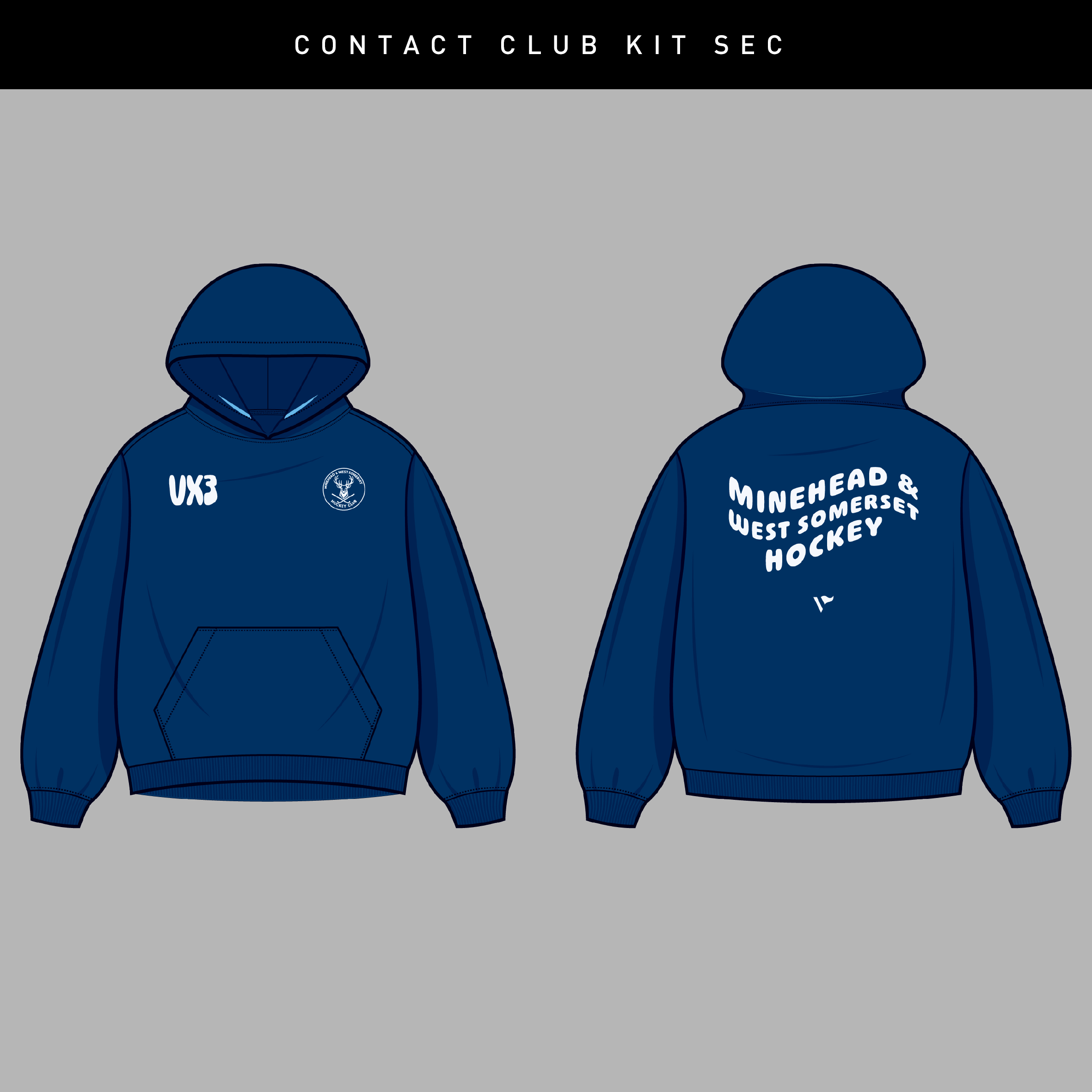 Minehead and West Somerset Hockey Club Conquer Club Hoodie