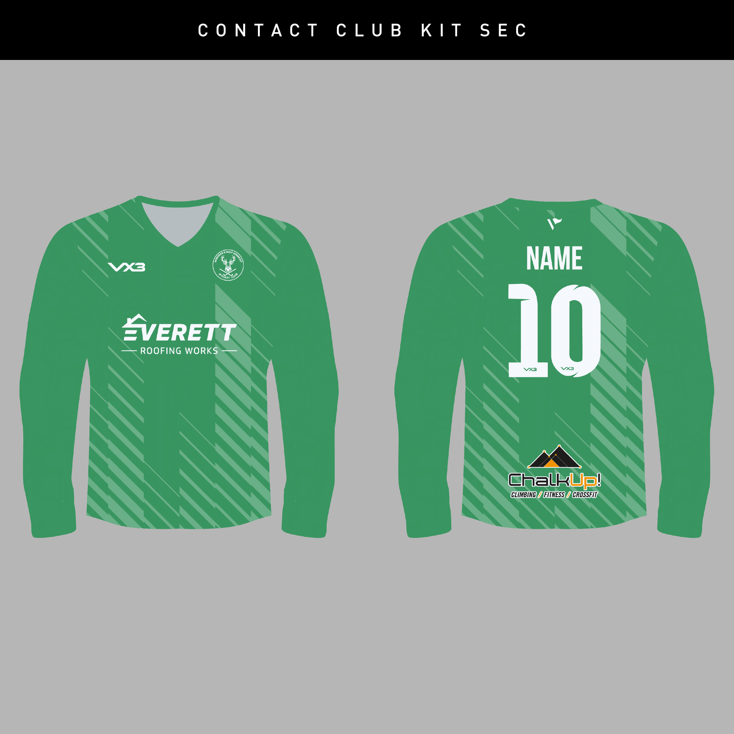 Minehead and West Somerset Hockey Club Green GK Jersey