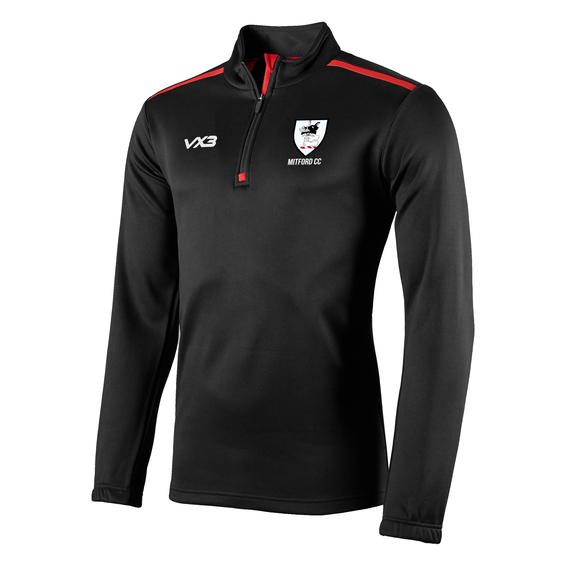 Mitford Cricket Club Fortis Quarter Zip Sweat