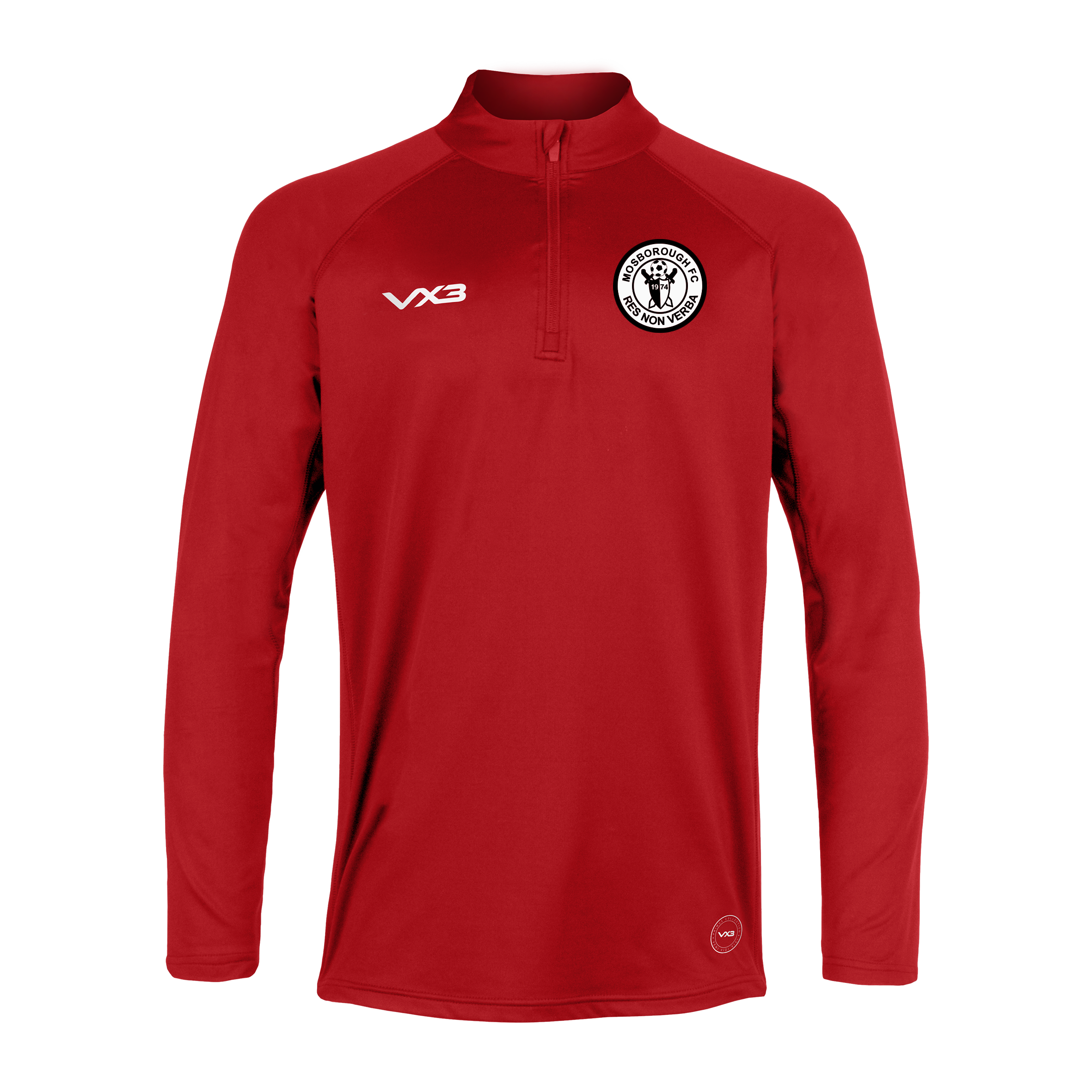 Mosborough FC Primus Quarter Zip Red