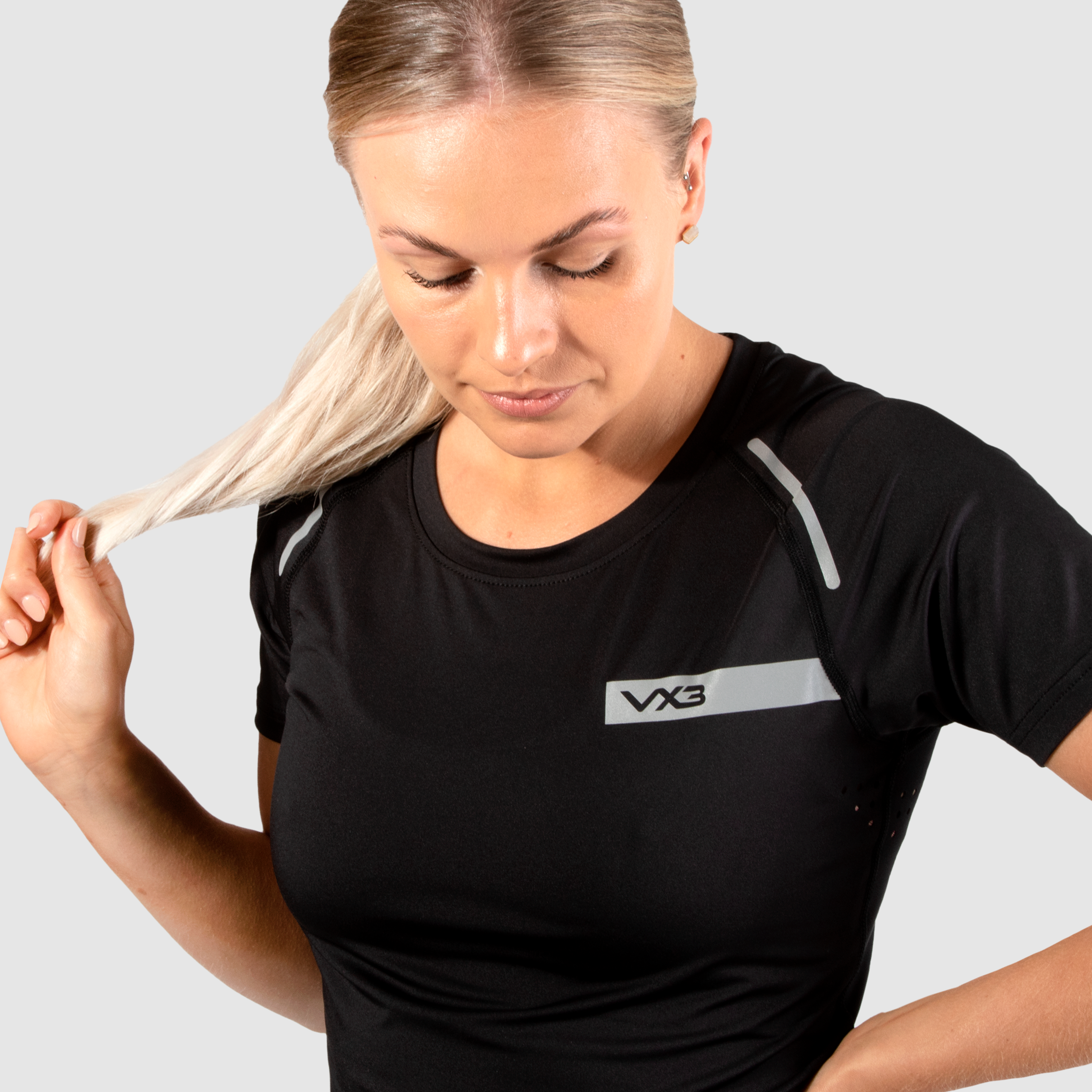 Motus Ladies Training Tee S/S Black