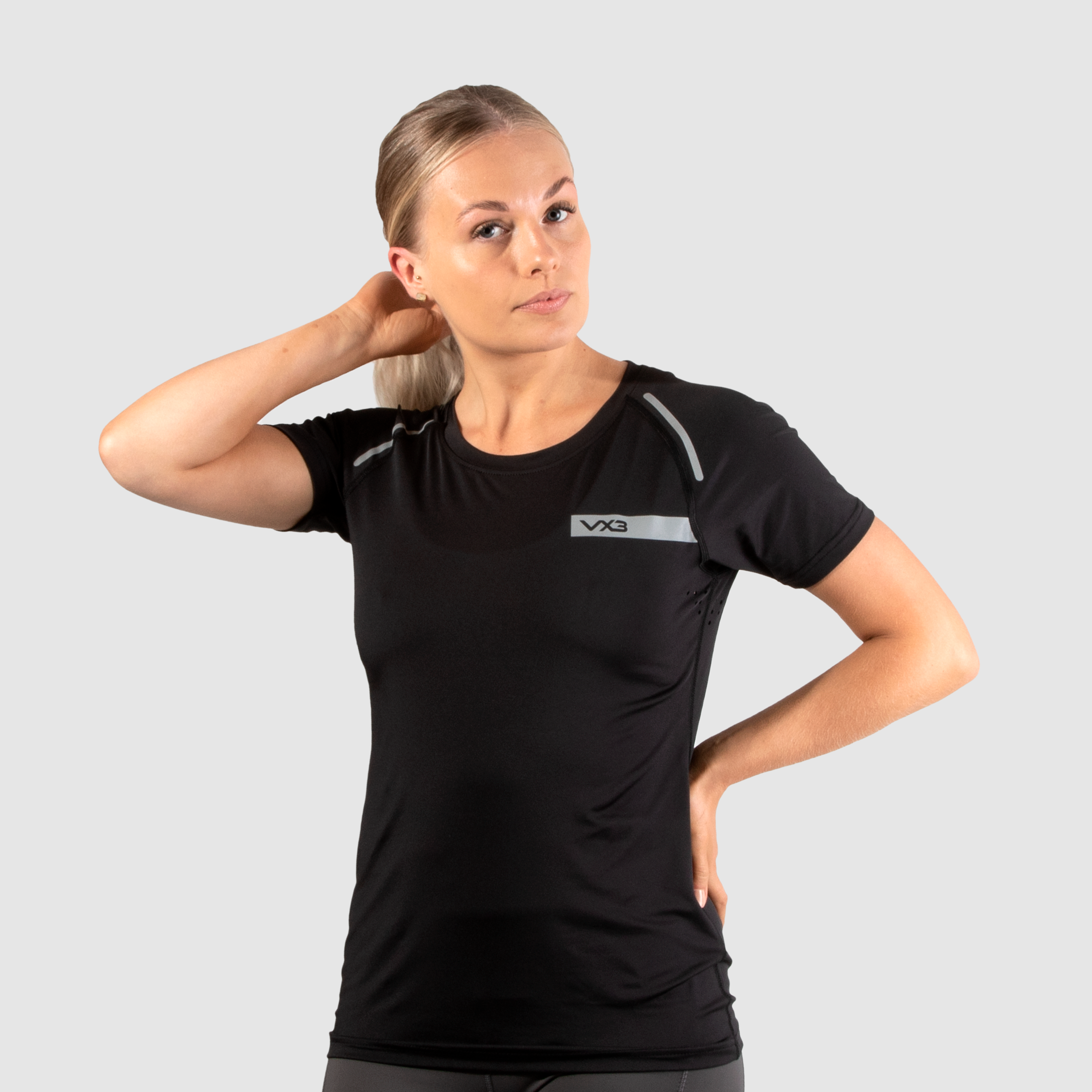 Motus Ladies Training Tee S/S Black