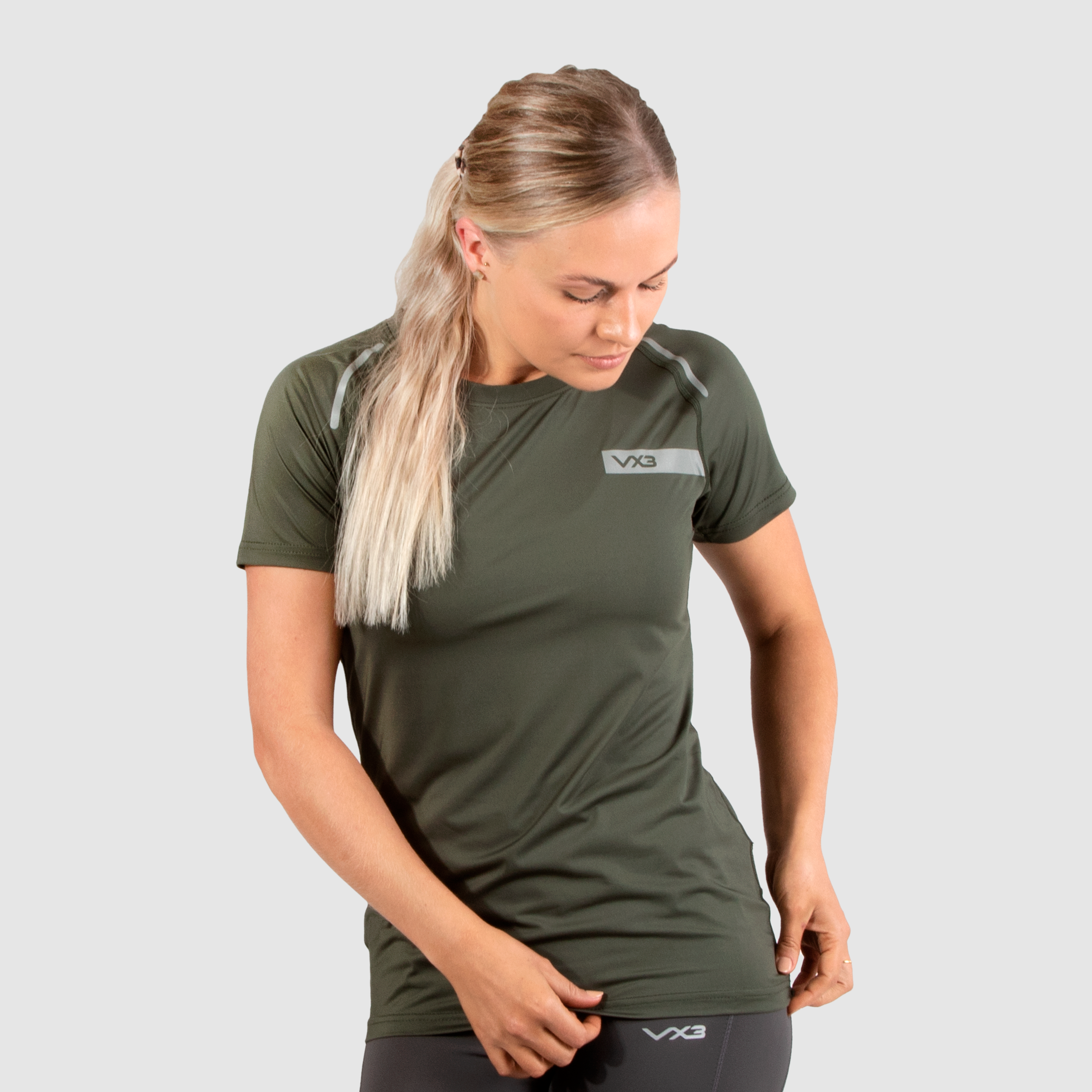 Motus Ladies Training Tee S/S Olive