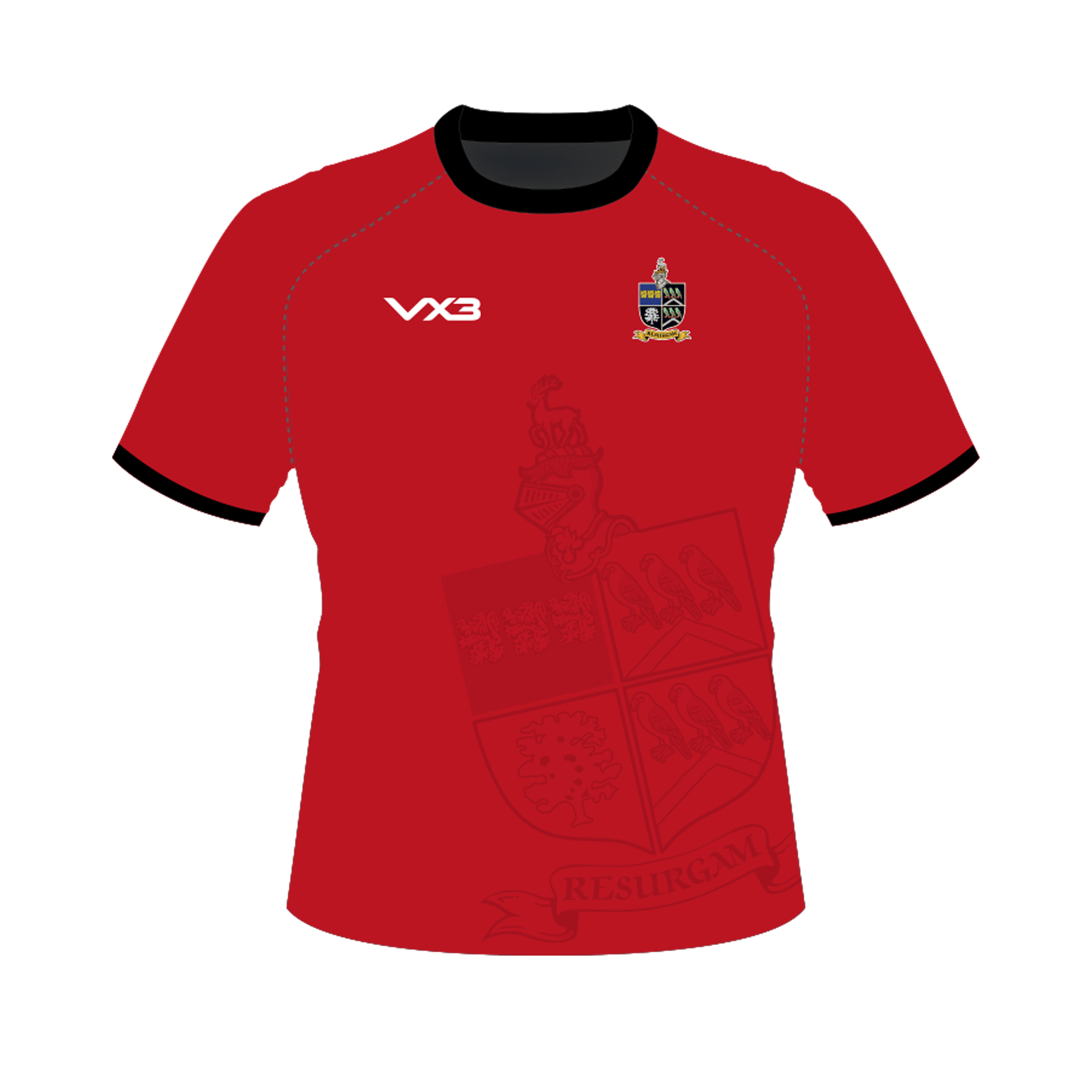 MoylesCourtSchoolGirlsReversibleJerseyRed.png